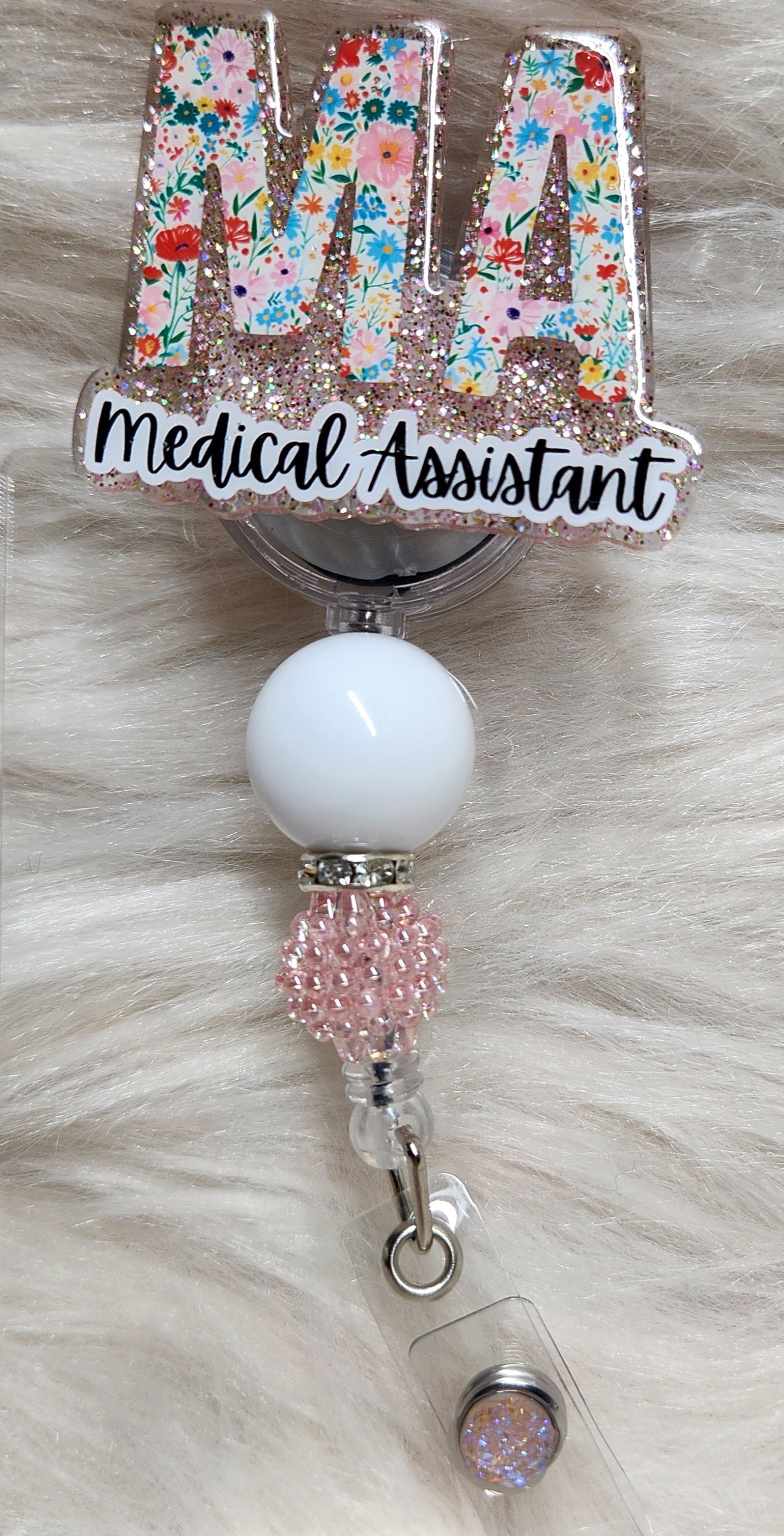 Medical Assistant Badge Reel Face