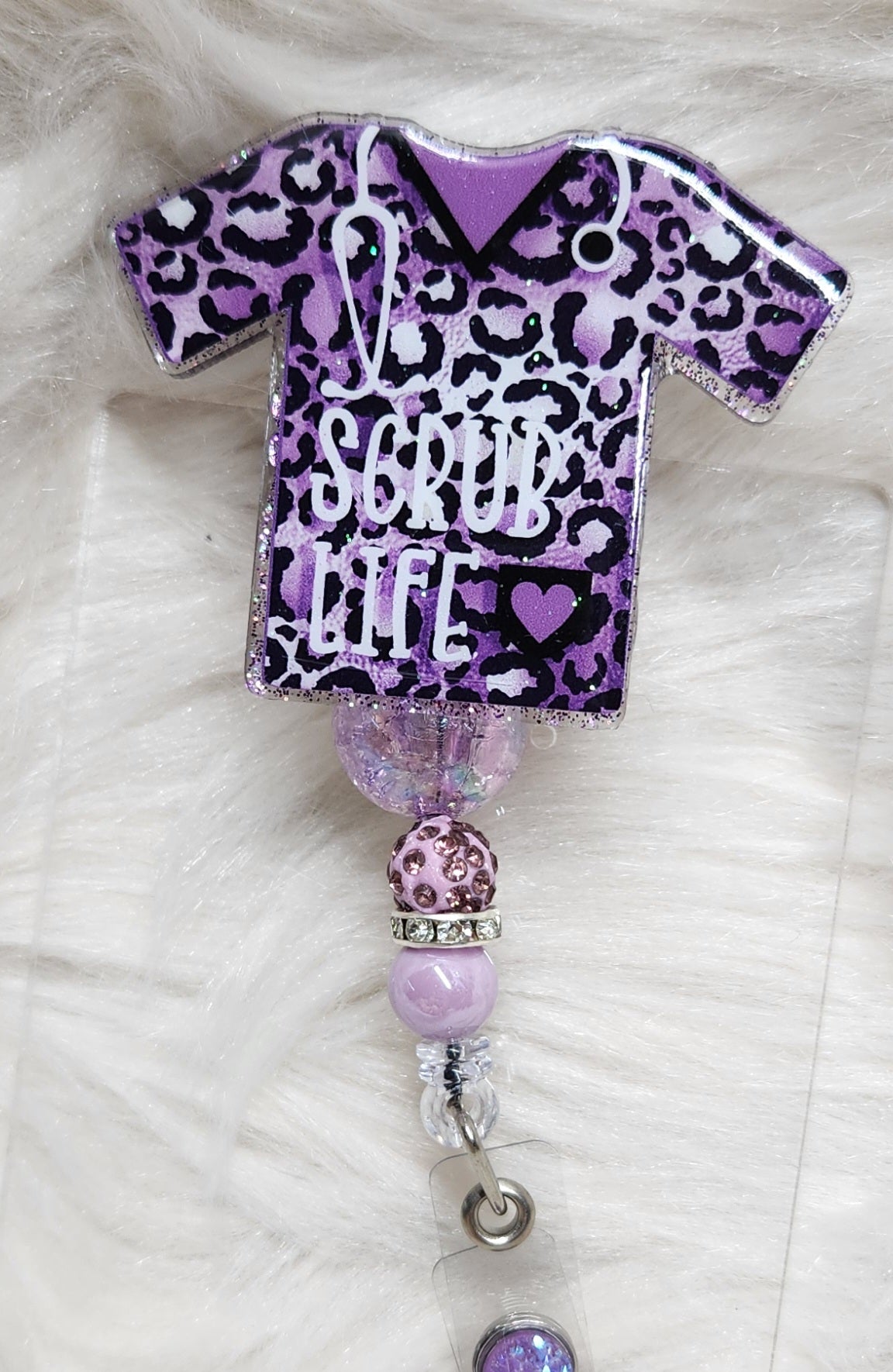 Scrub Life Badge Reel Face