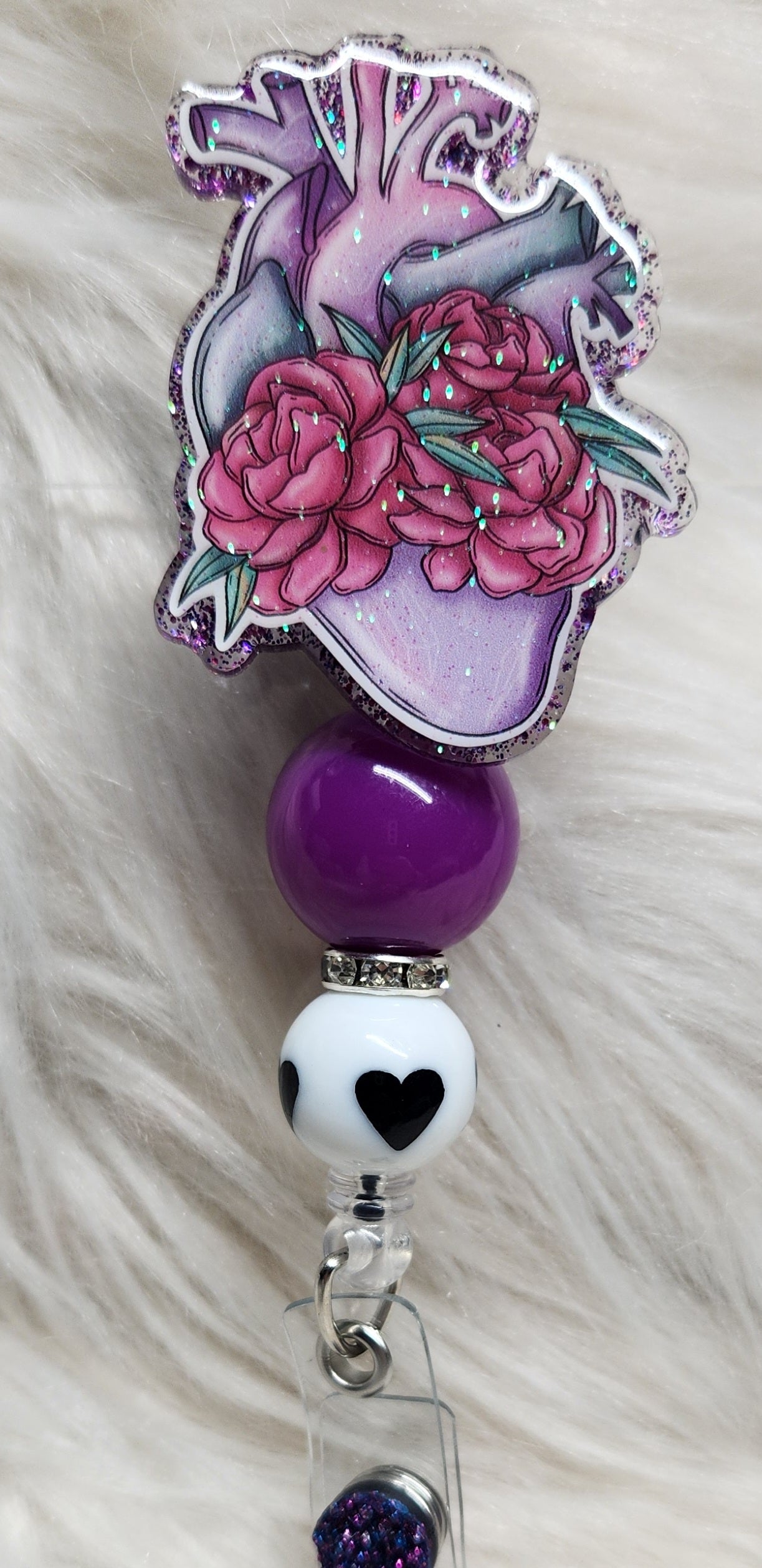 Anatomical Heart #4 Badge Reel Face