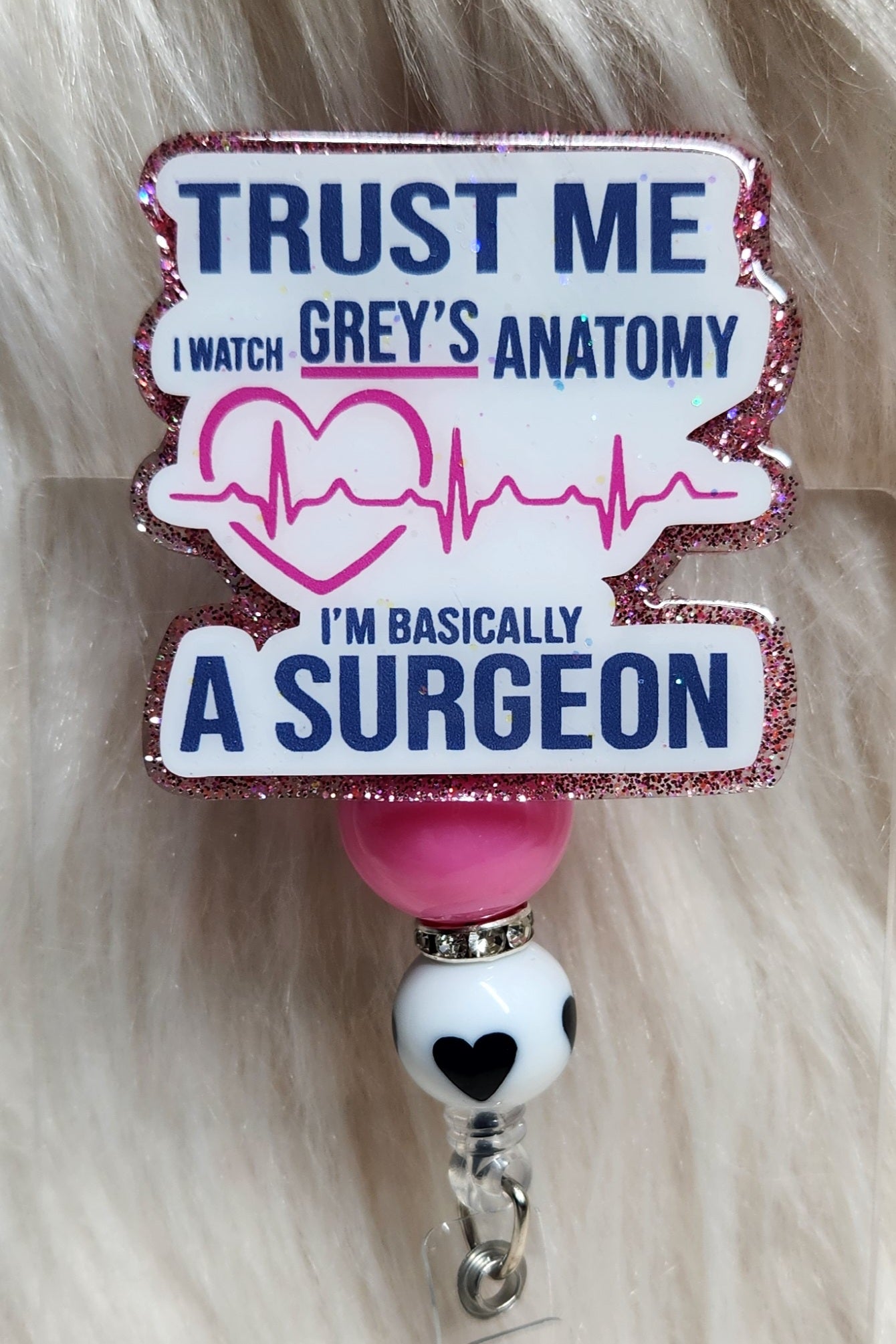 Trust Me Badge Reel Face