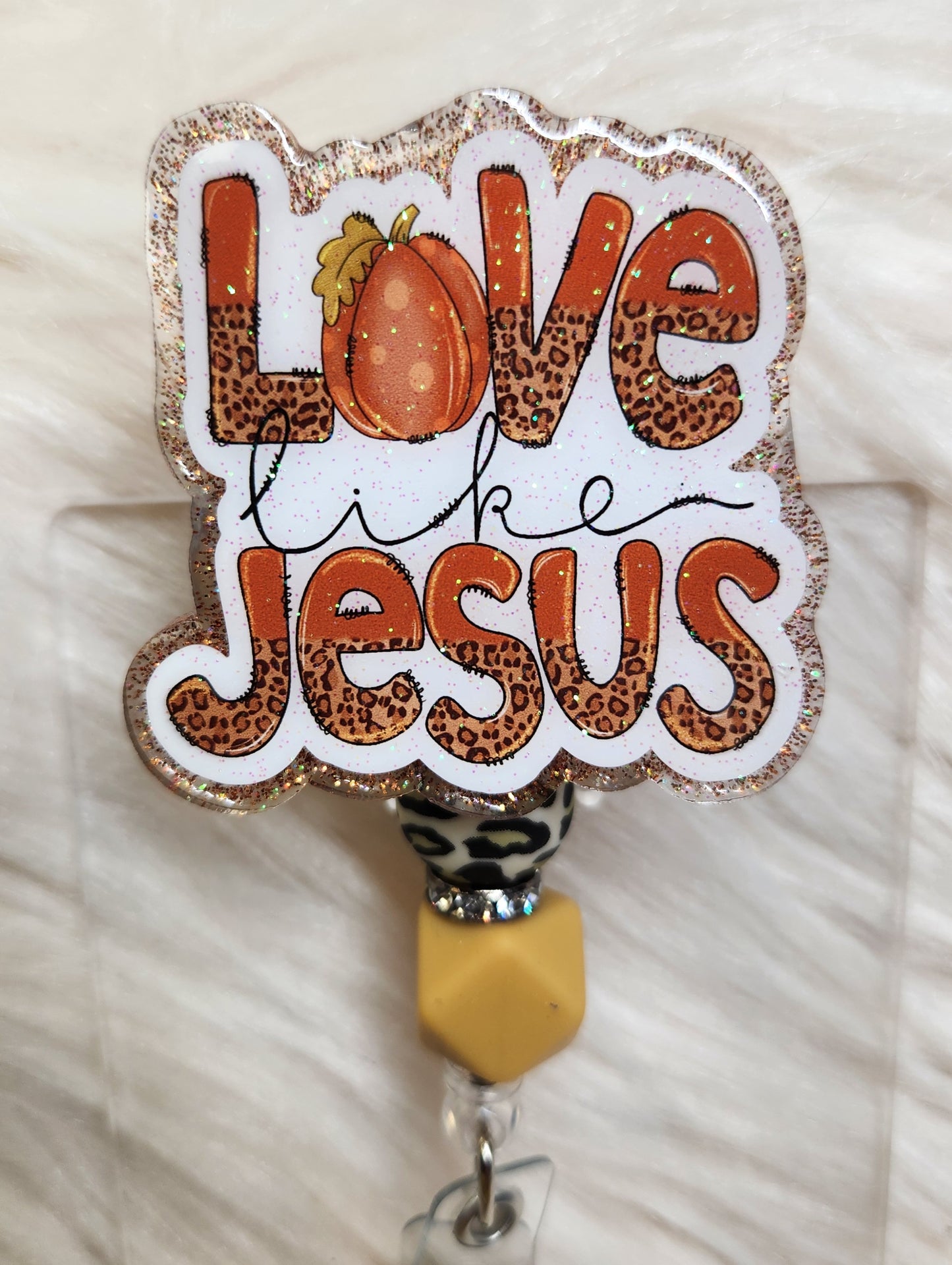 Love Like Jesus Badge Reel Face