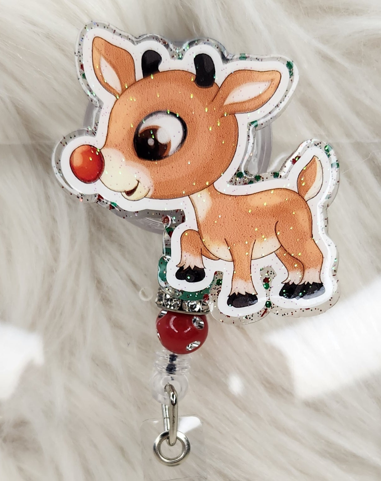 Rudolph Badge Reel Face