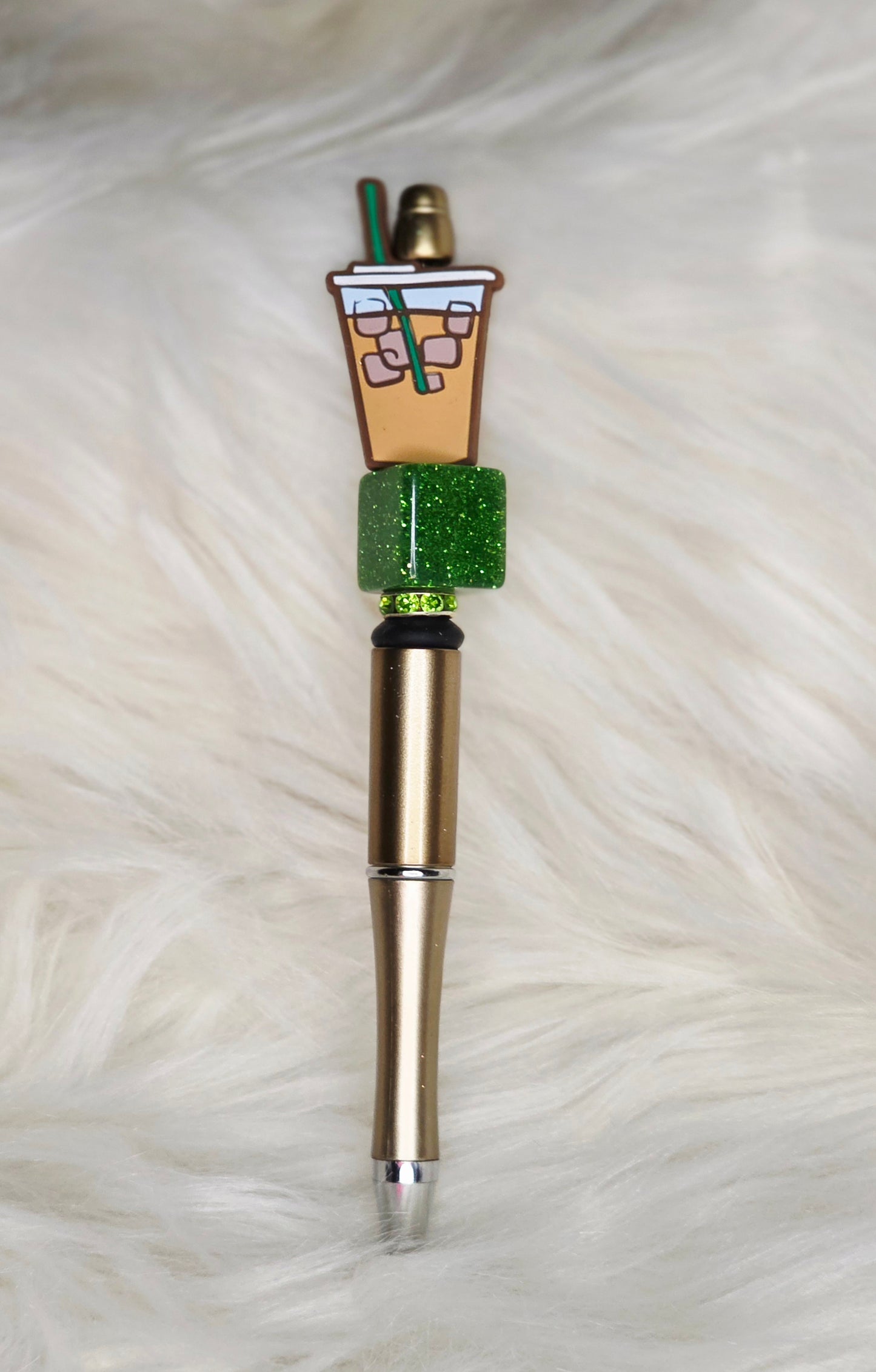 Coffee Beaded Pen