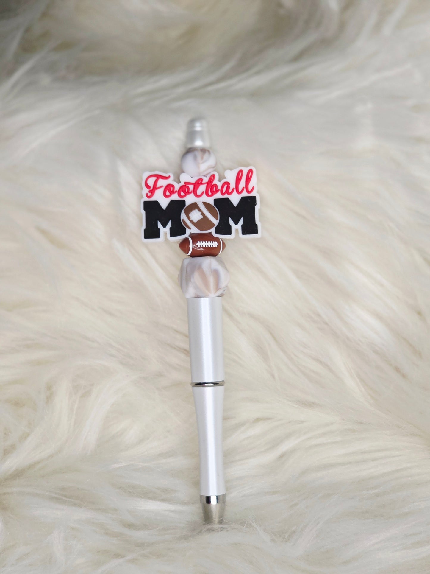 Football Mom Beaded Pen