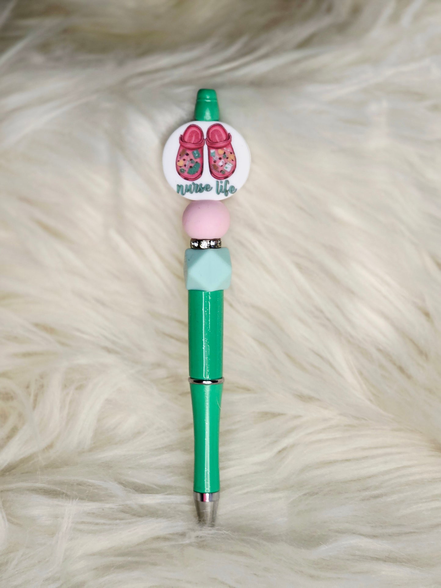 Nurse Life Beaded Pen