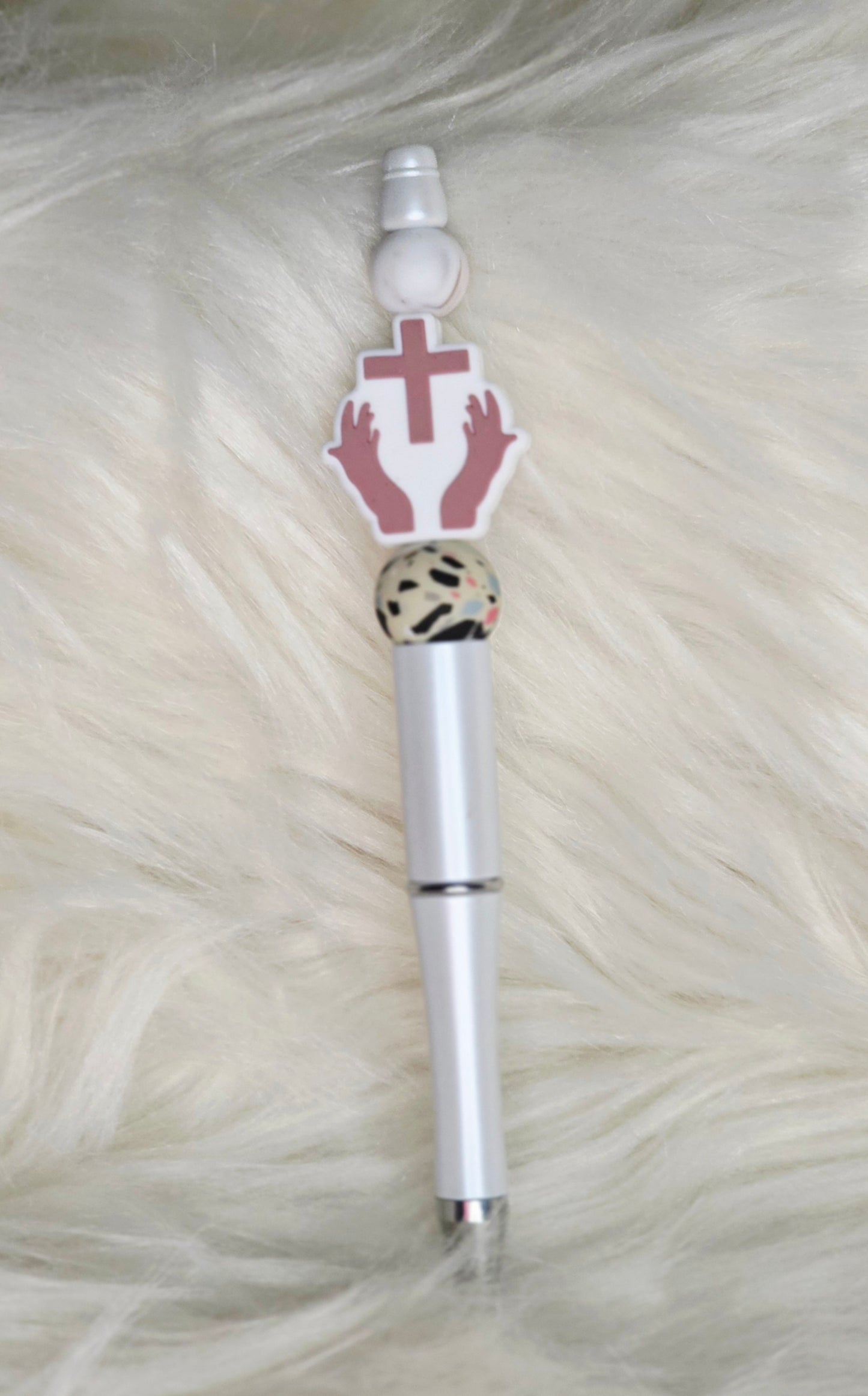Cross Beaded Pen