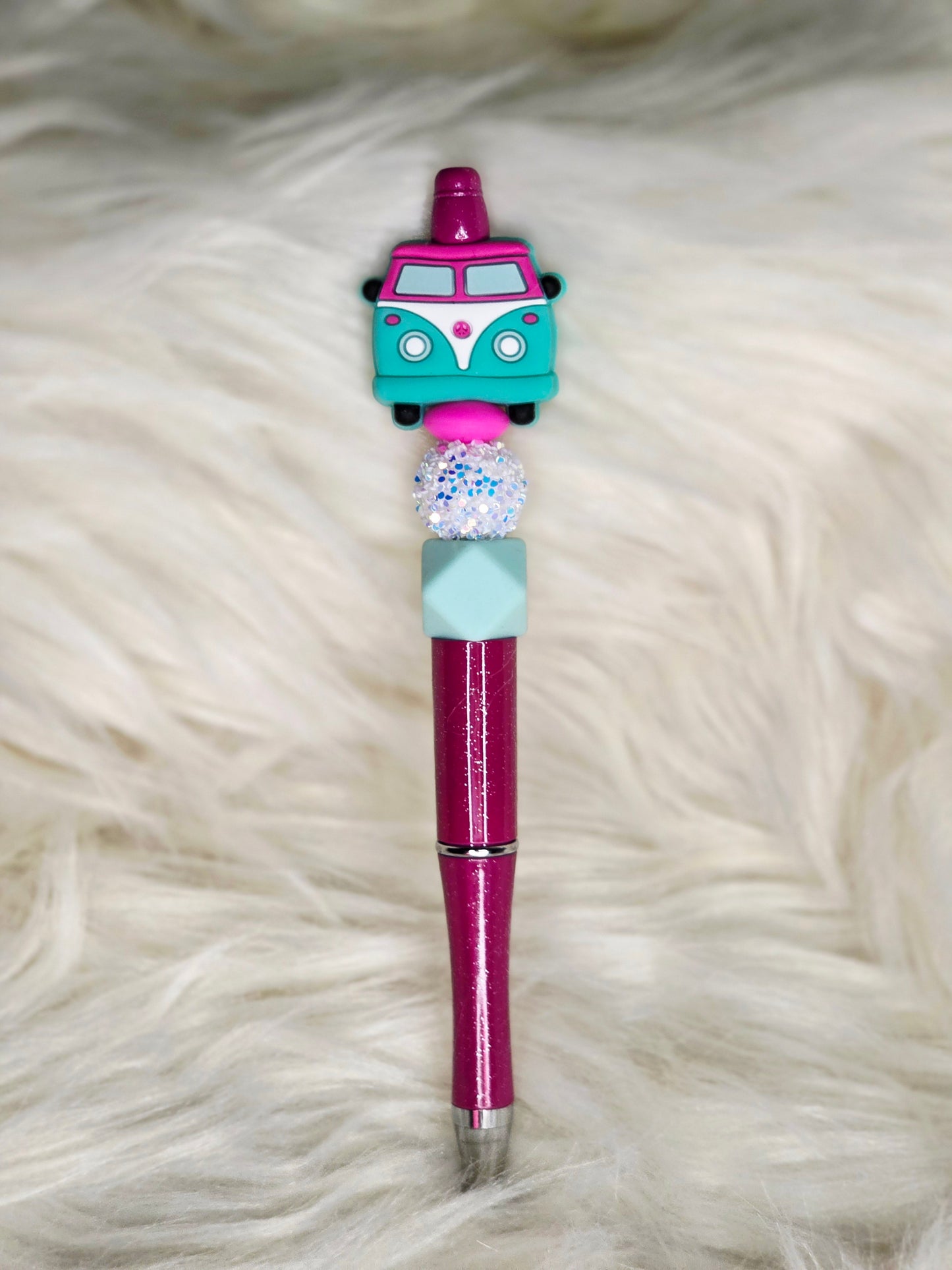 VW Van Beaded Pen