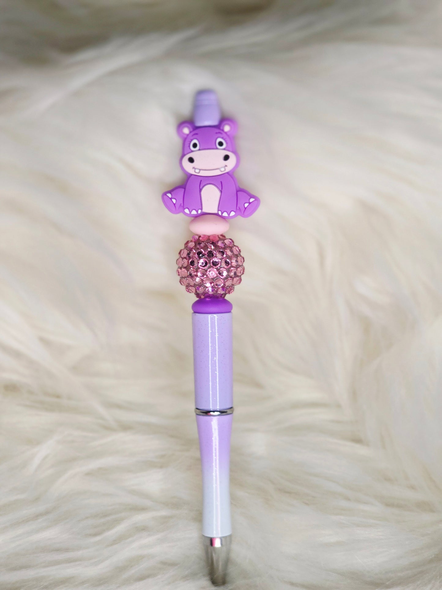 Hippo Beaded Pen