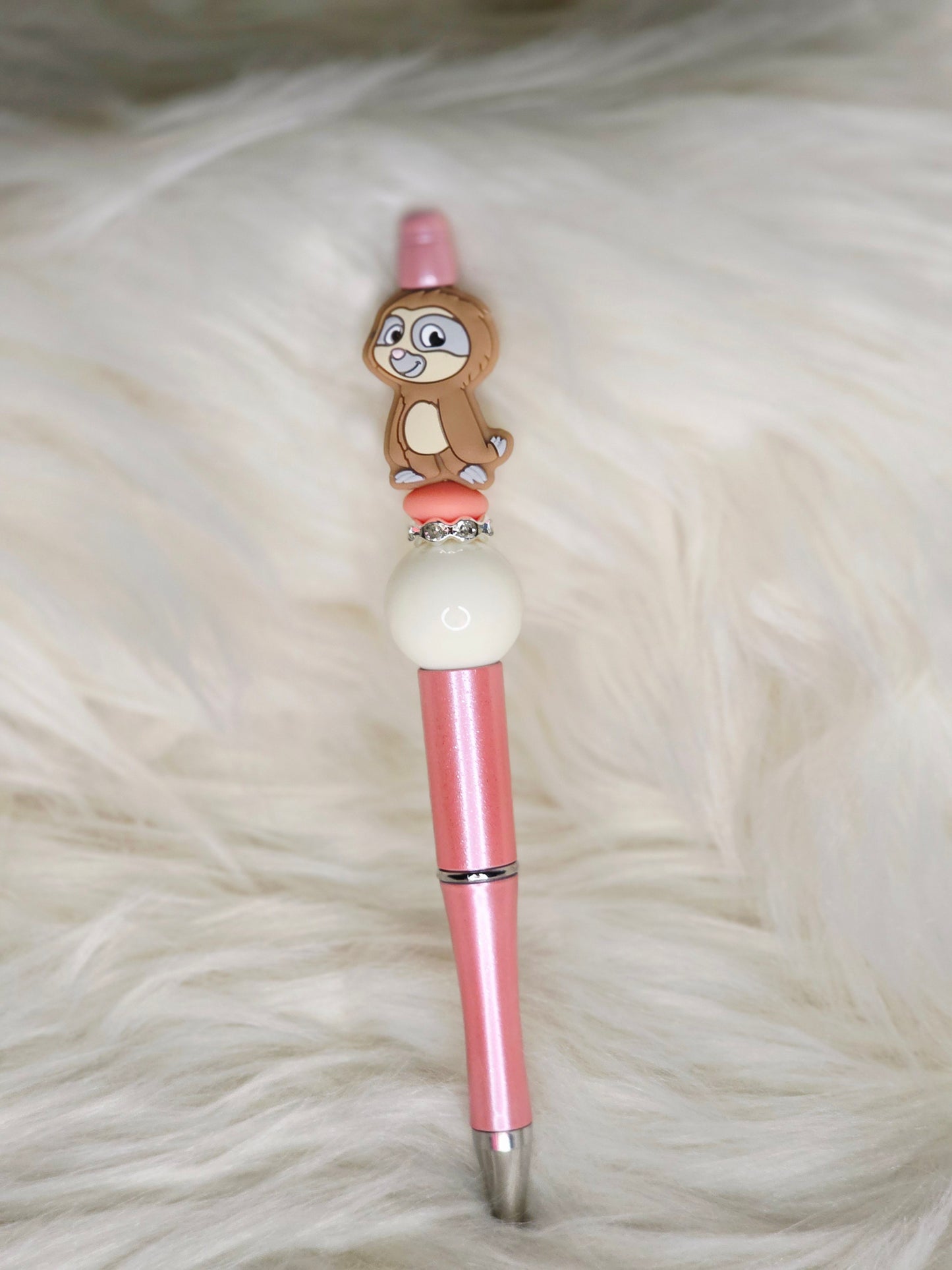 Sloth Beaded Pen