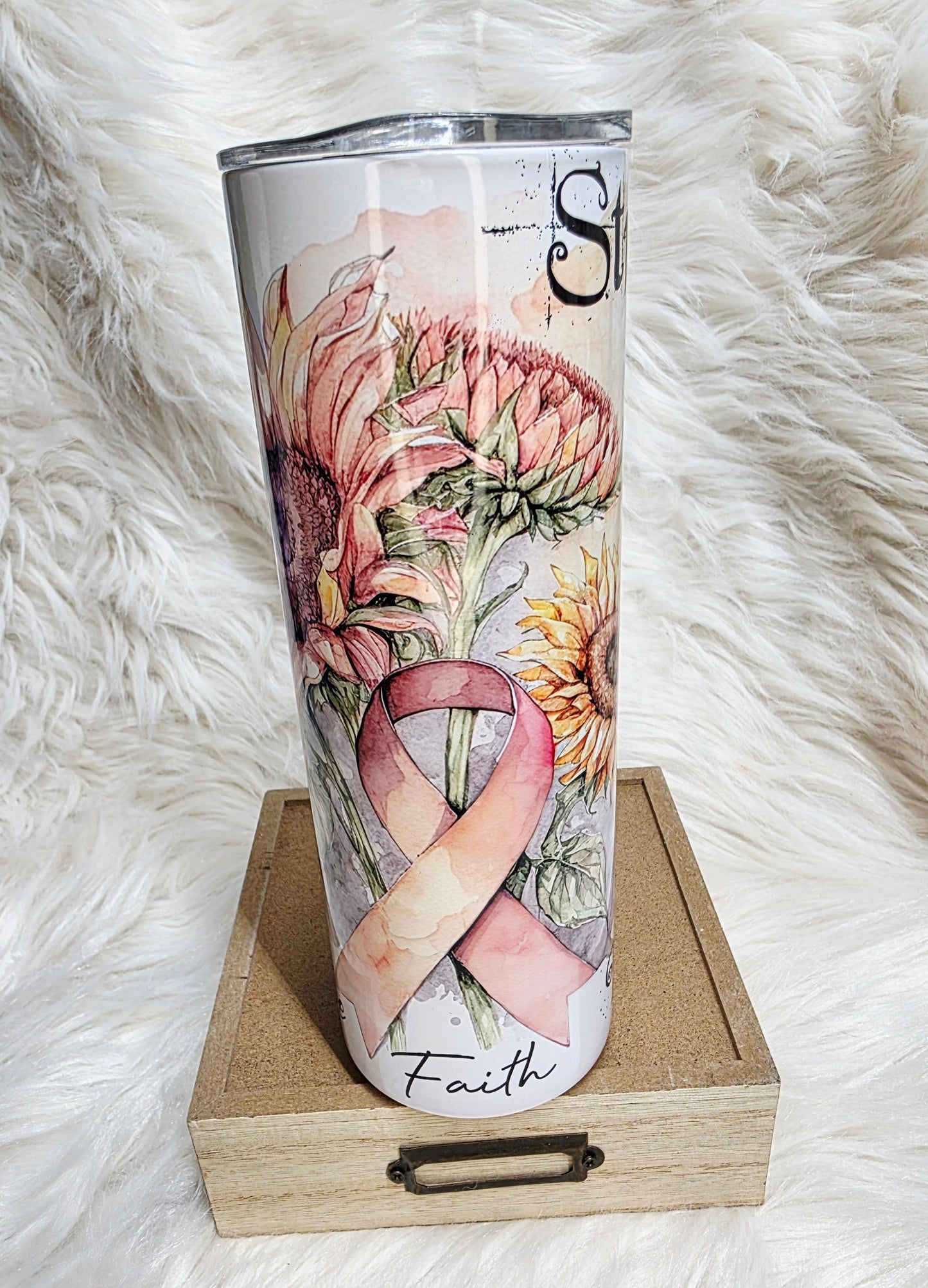 20 oz Cancer Awareness Tumbler