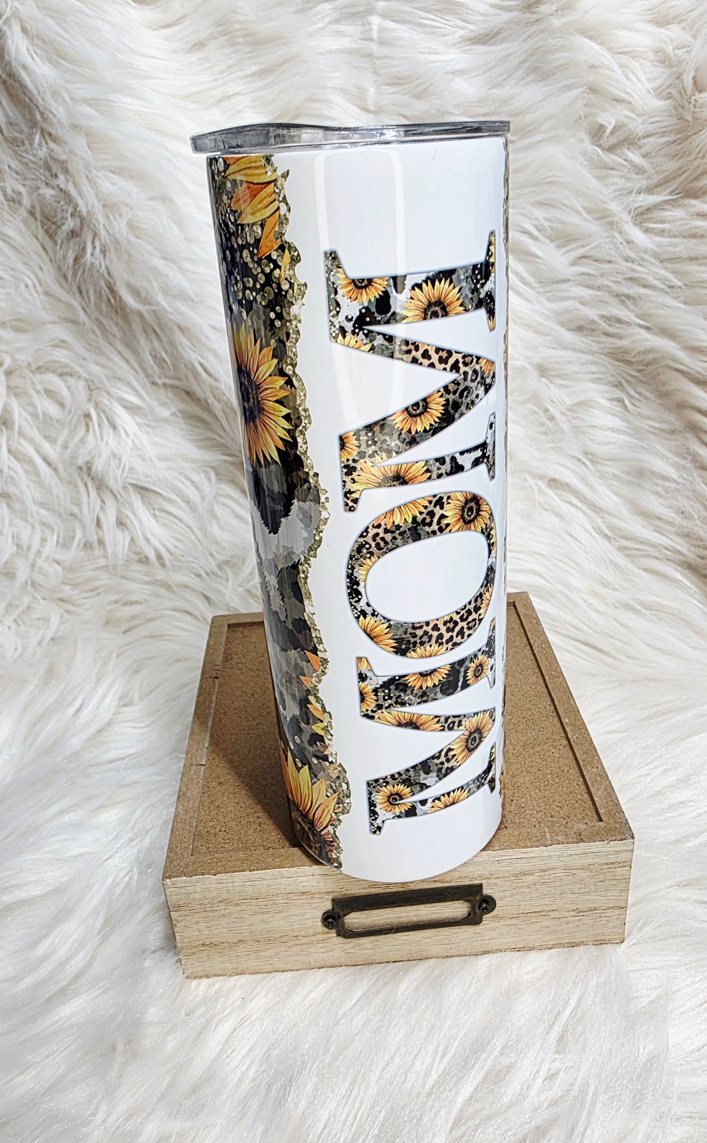 20 Oz Sunflower Mom Tumbler