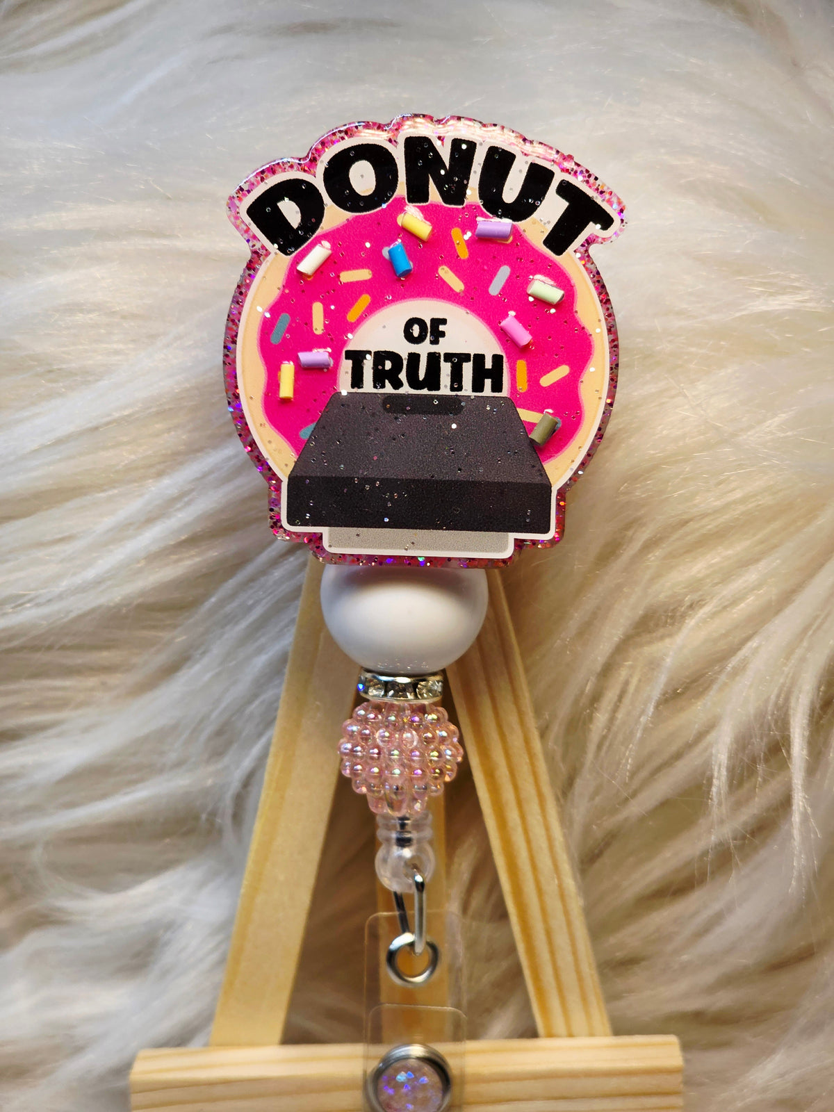 Donut of Truth Badge Reel Face