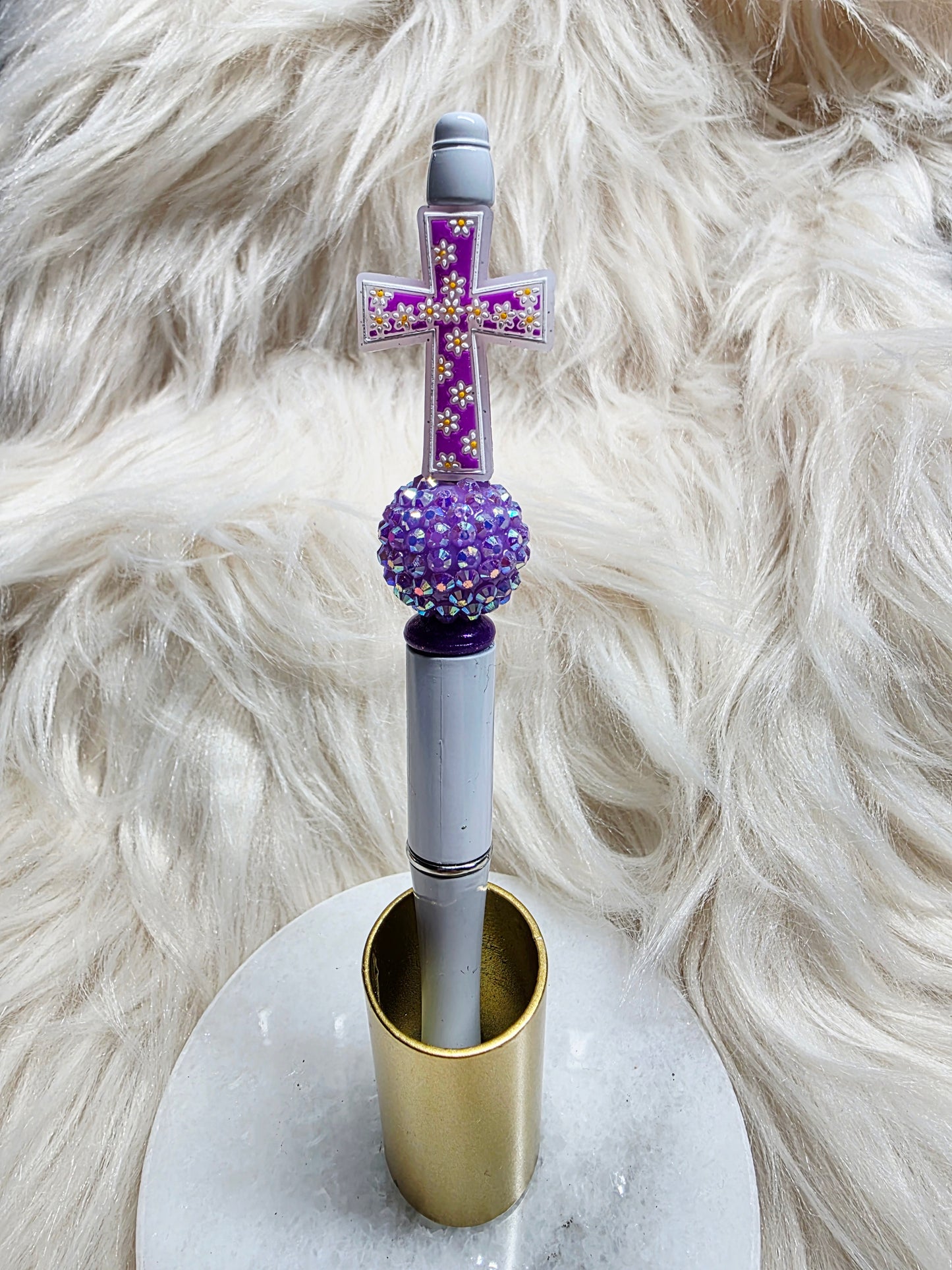 Purple Cross Pen