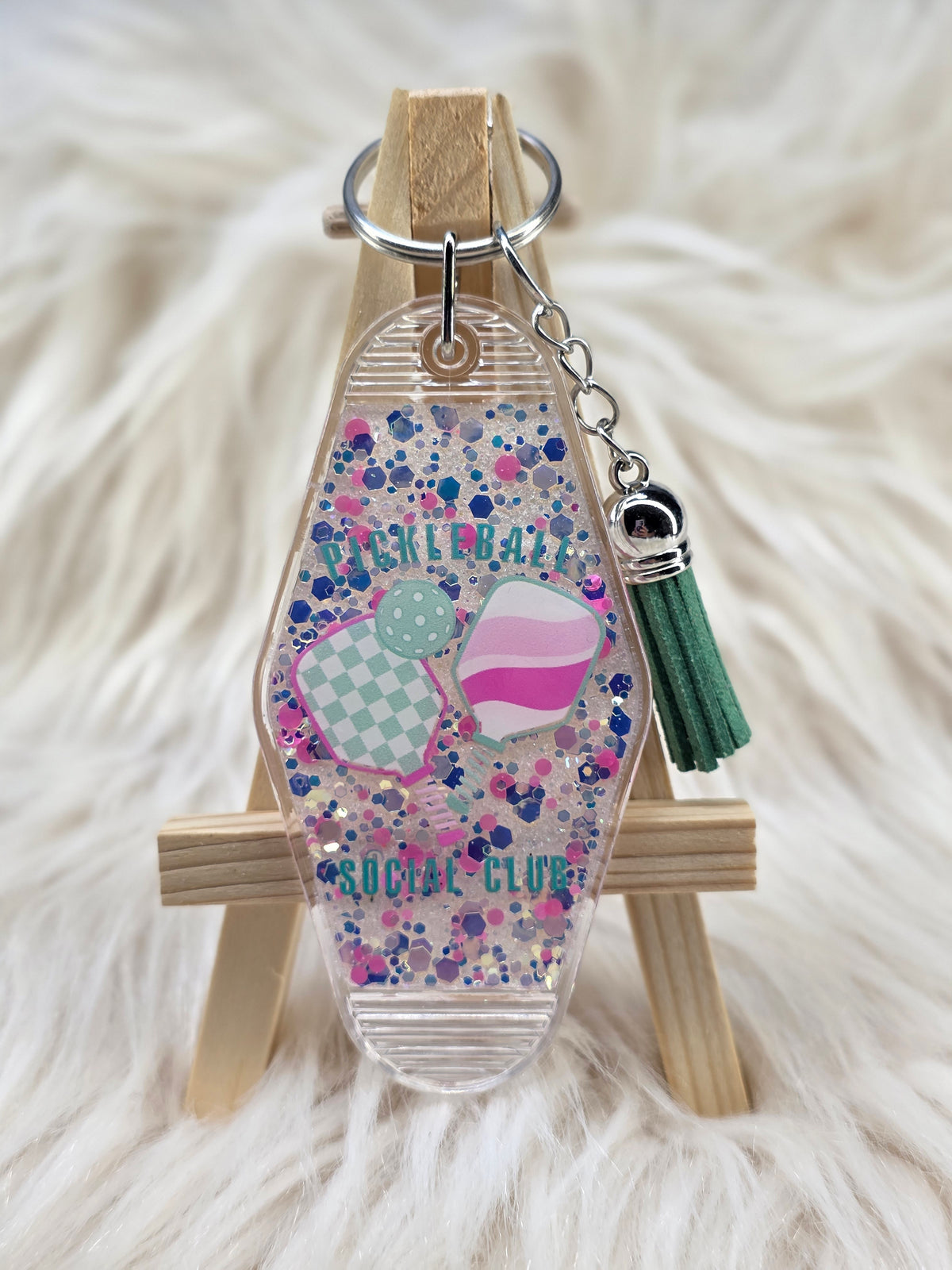 Pickleball Social Club Keychain
