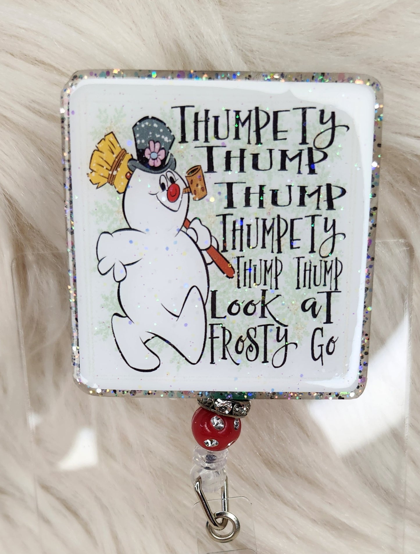 Thumpety Thump Thump Badge Reel Face