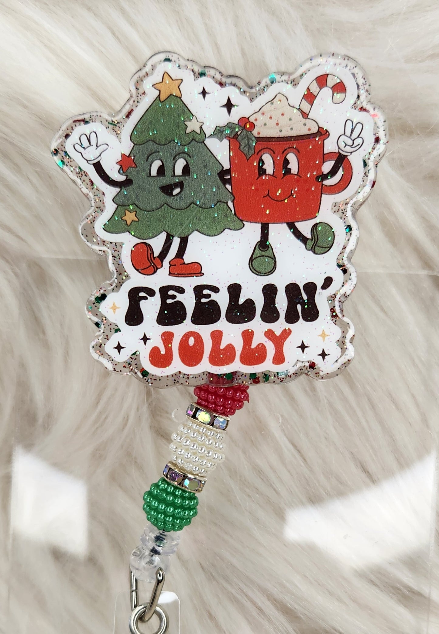 Feelin Jolly #2 Badge Reel Face