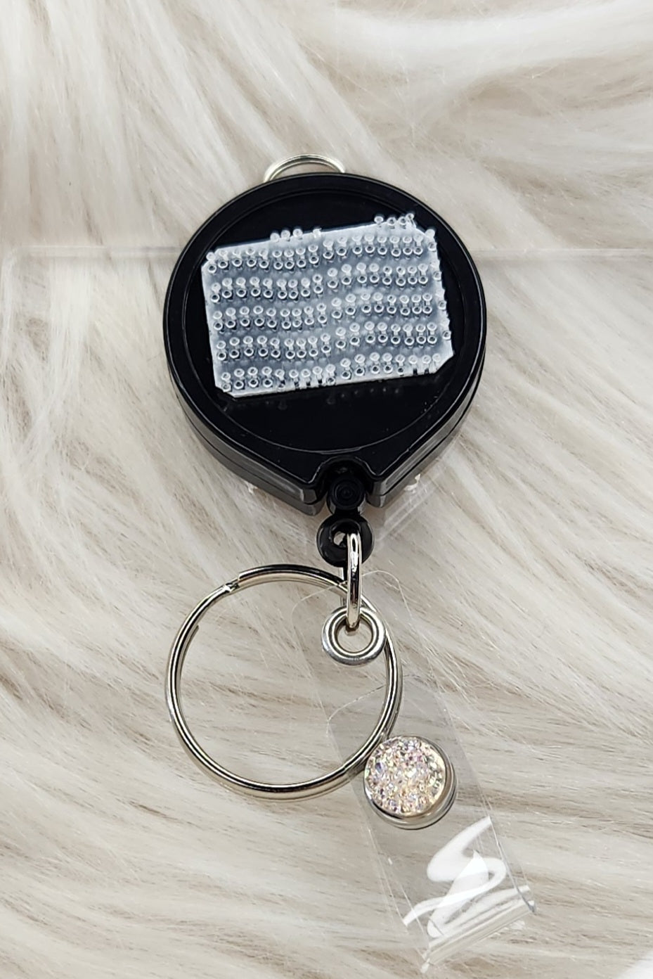 Iridescent Basic Lanyard Interchangeable Badge Reel
