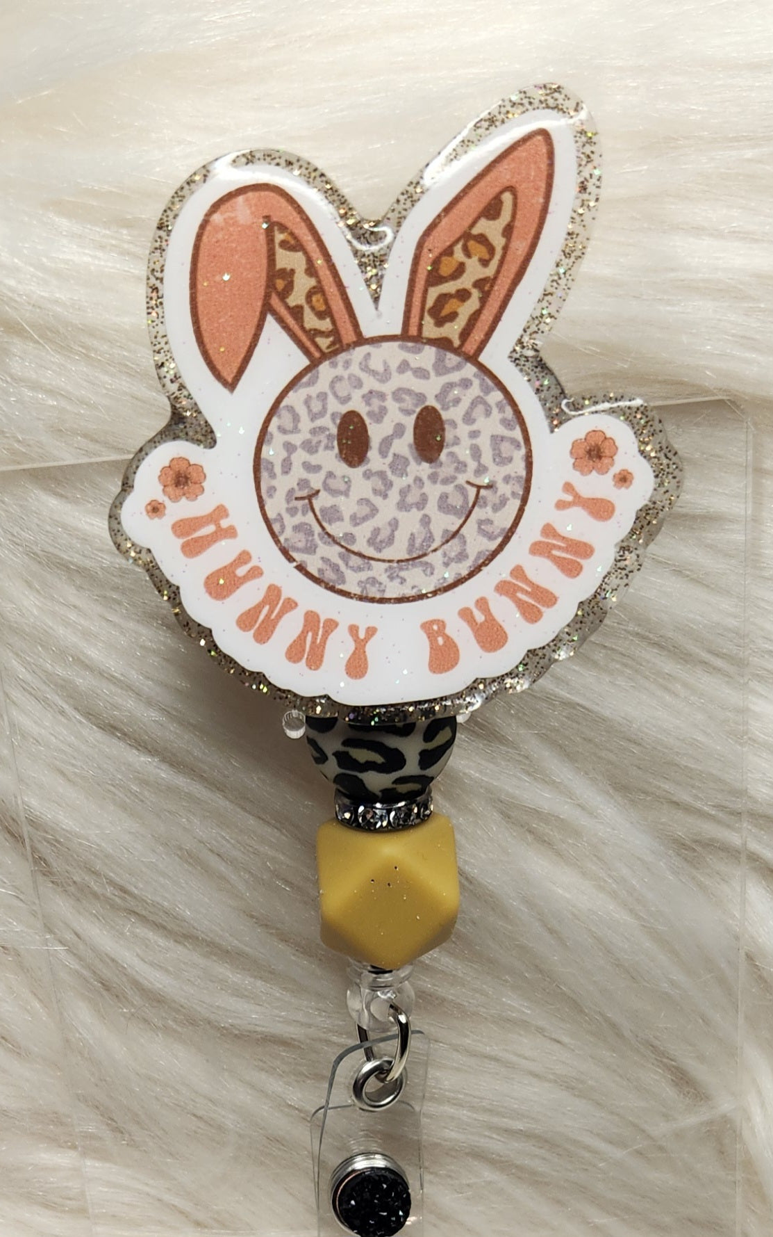 Hunny Bunny Badge Reel Face