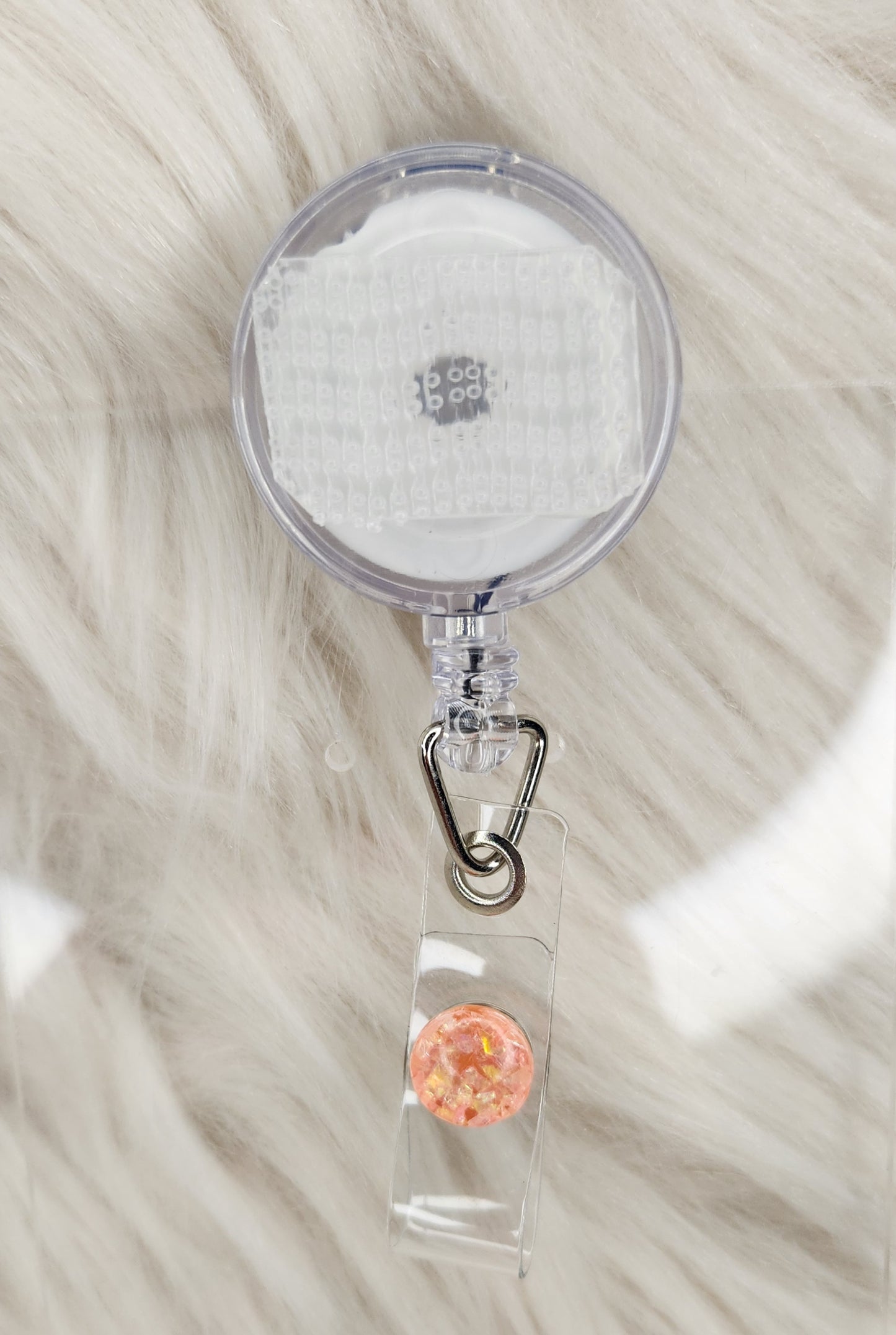 Orange #3 Basic Badge Reel(Alligator Clip)