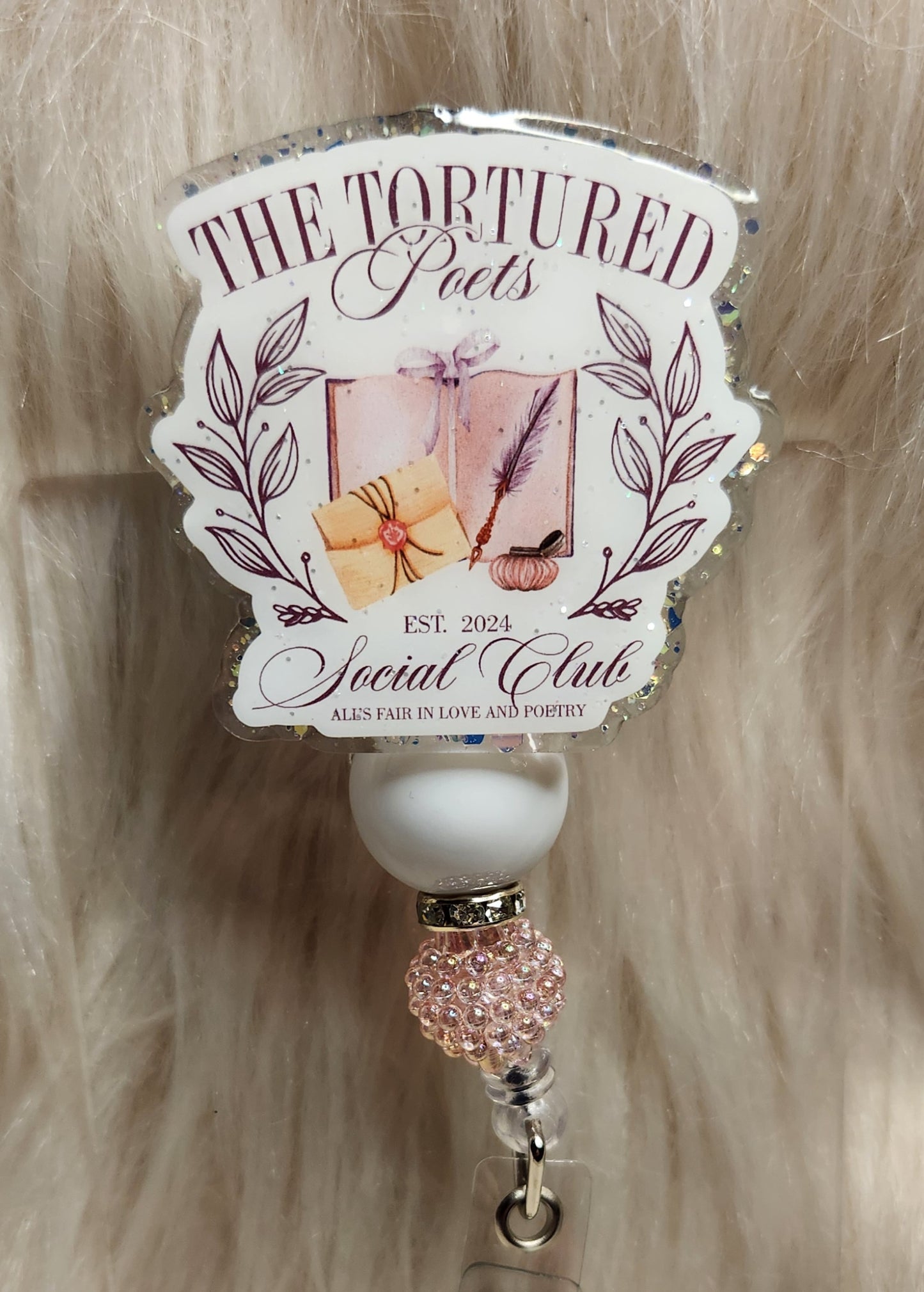 Tortured Poets Badge Reel Face