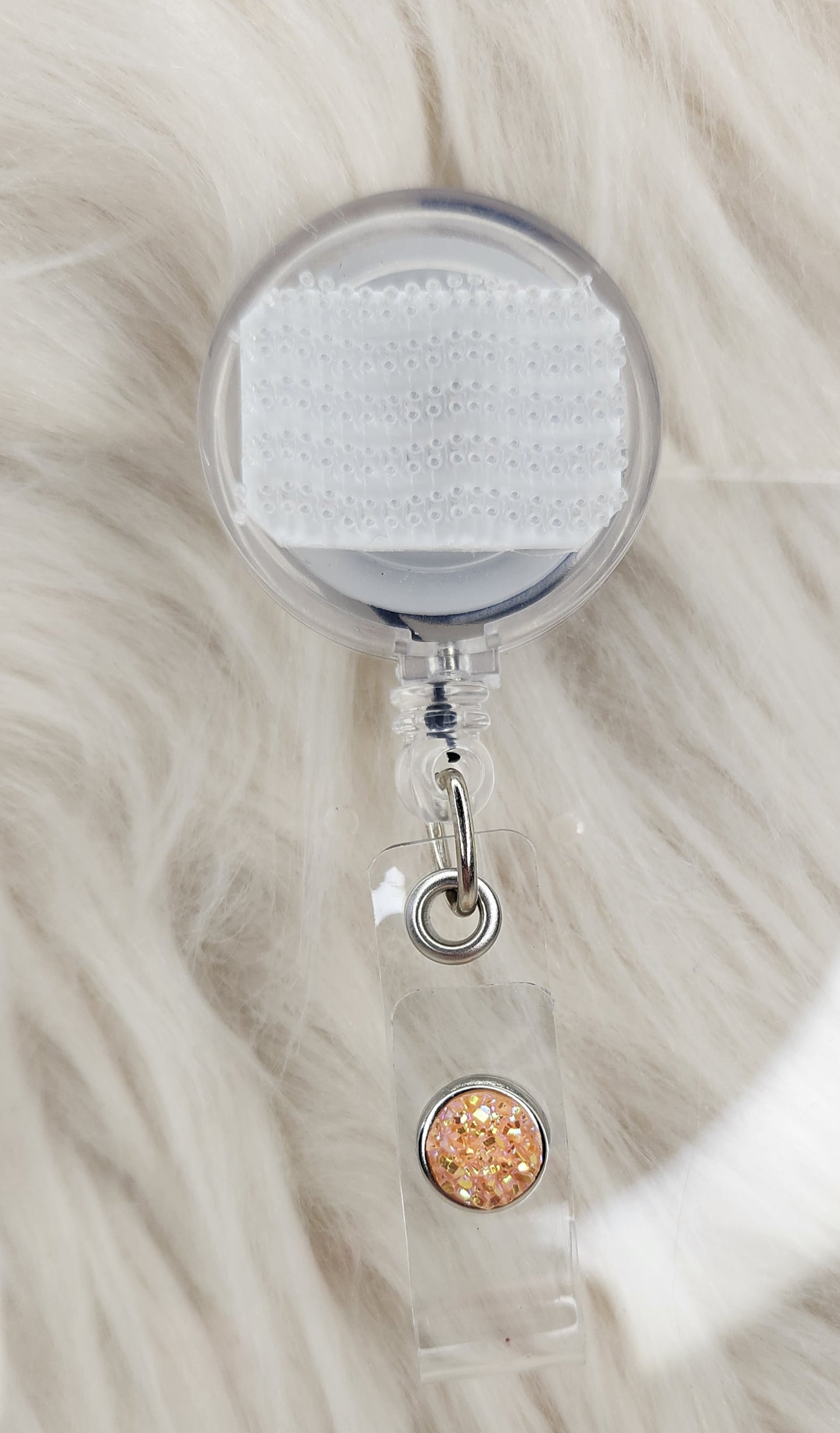 Orange #1 Basic Badge Reel(Alligator Clip)