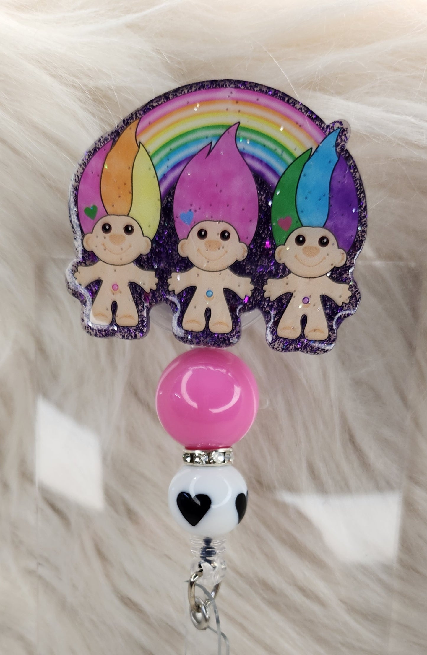 Trolls Badge Reel Face