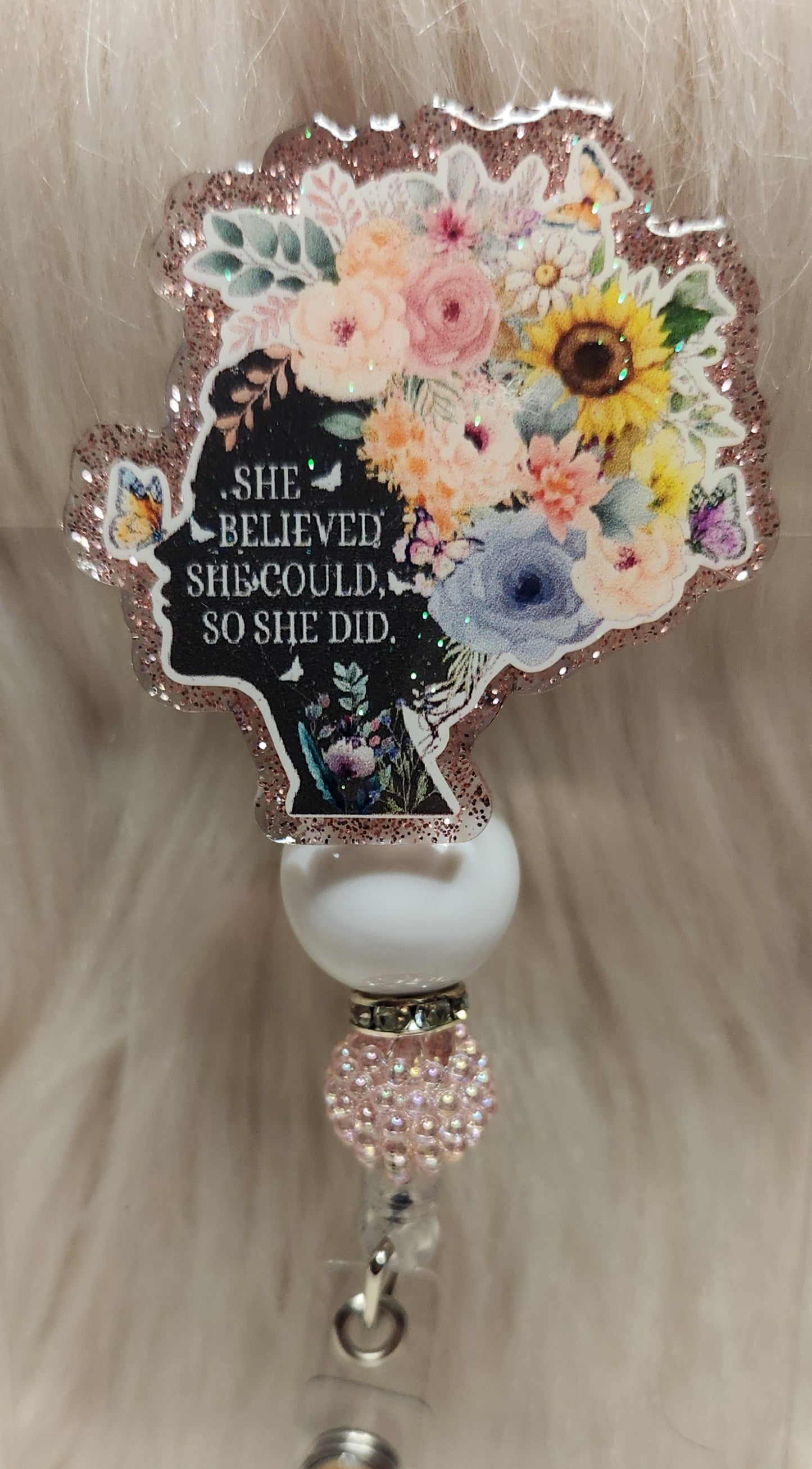 So She Did Badge Reel Face