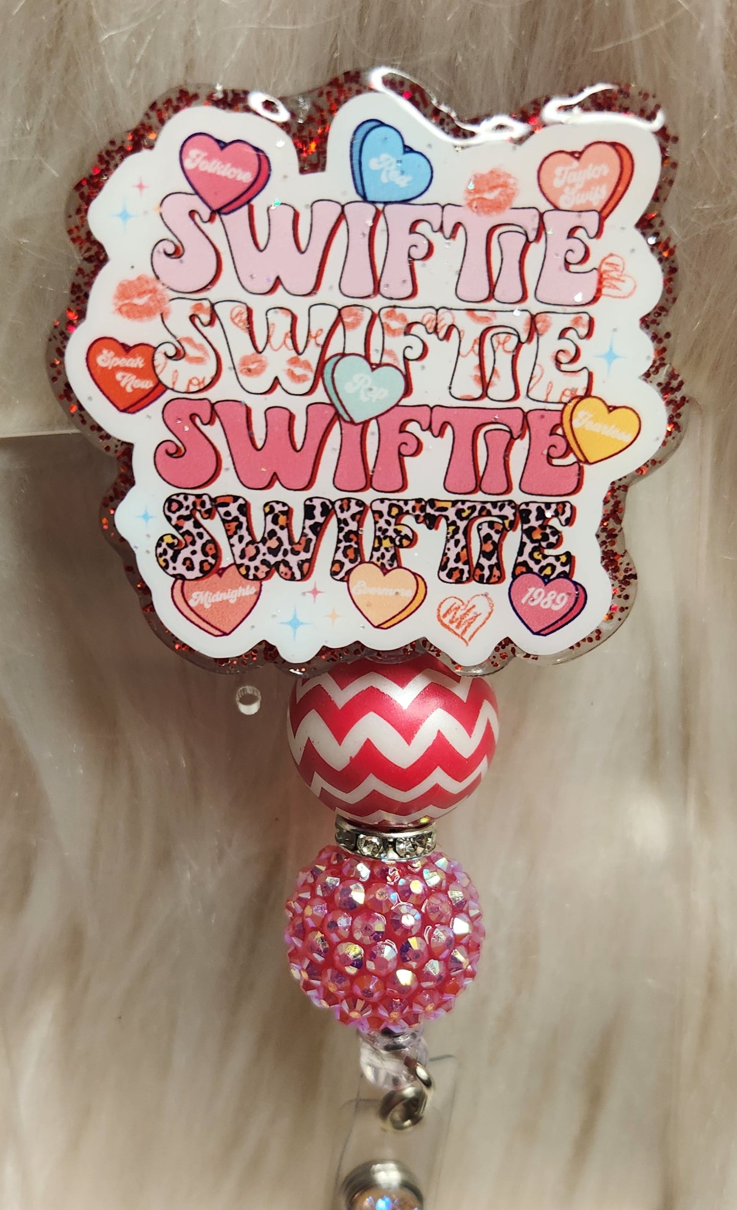 Swiftie #3 Badge Reel Face