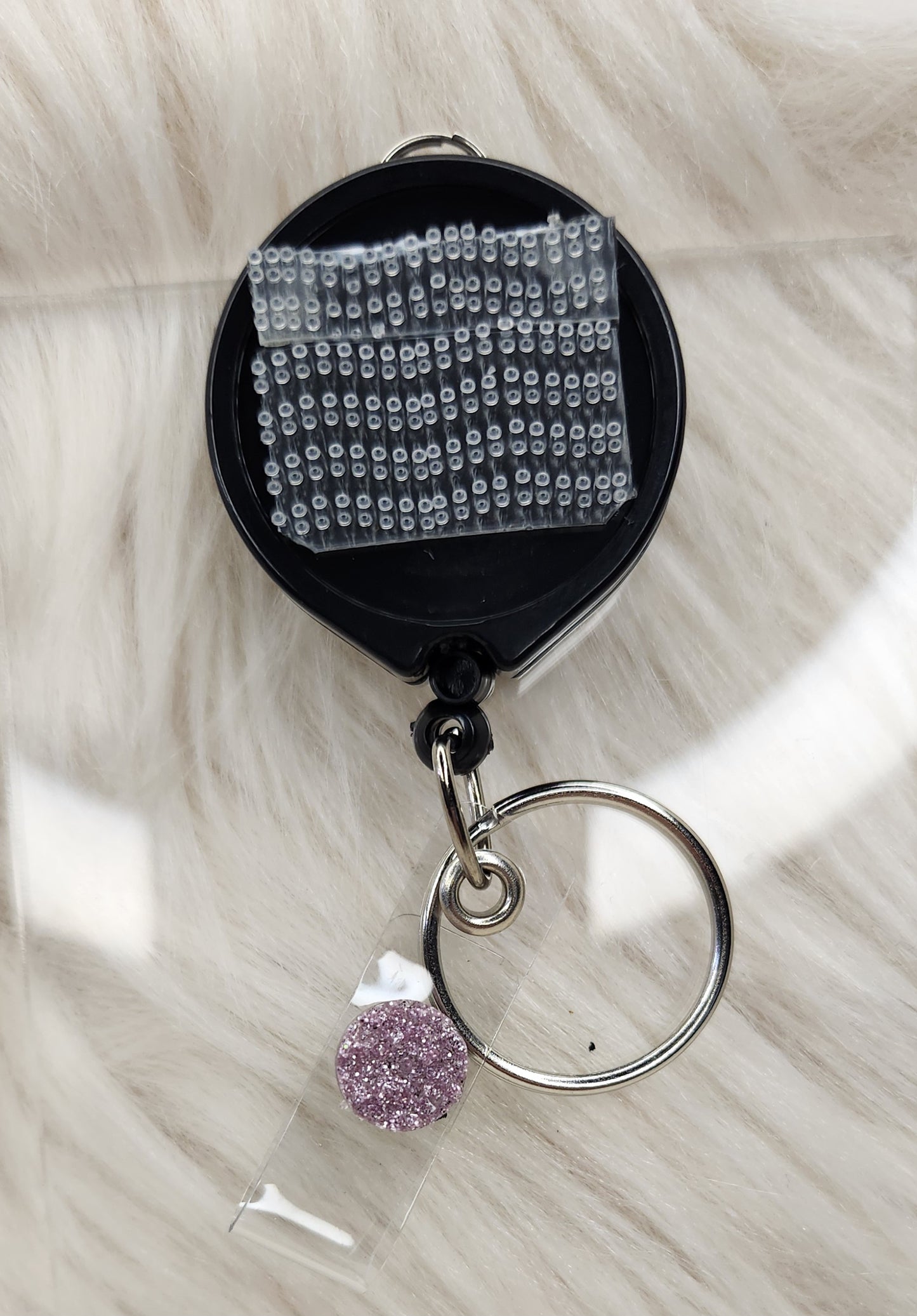 Basic Lanyard Interchangeable Badge Reel Pink
