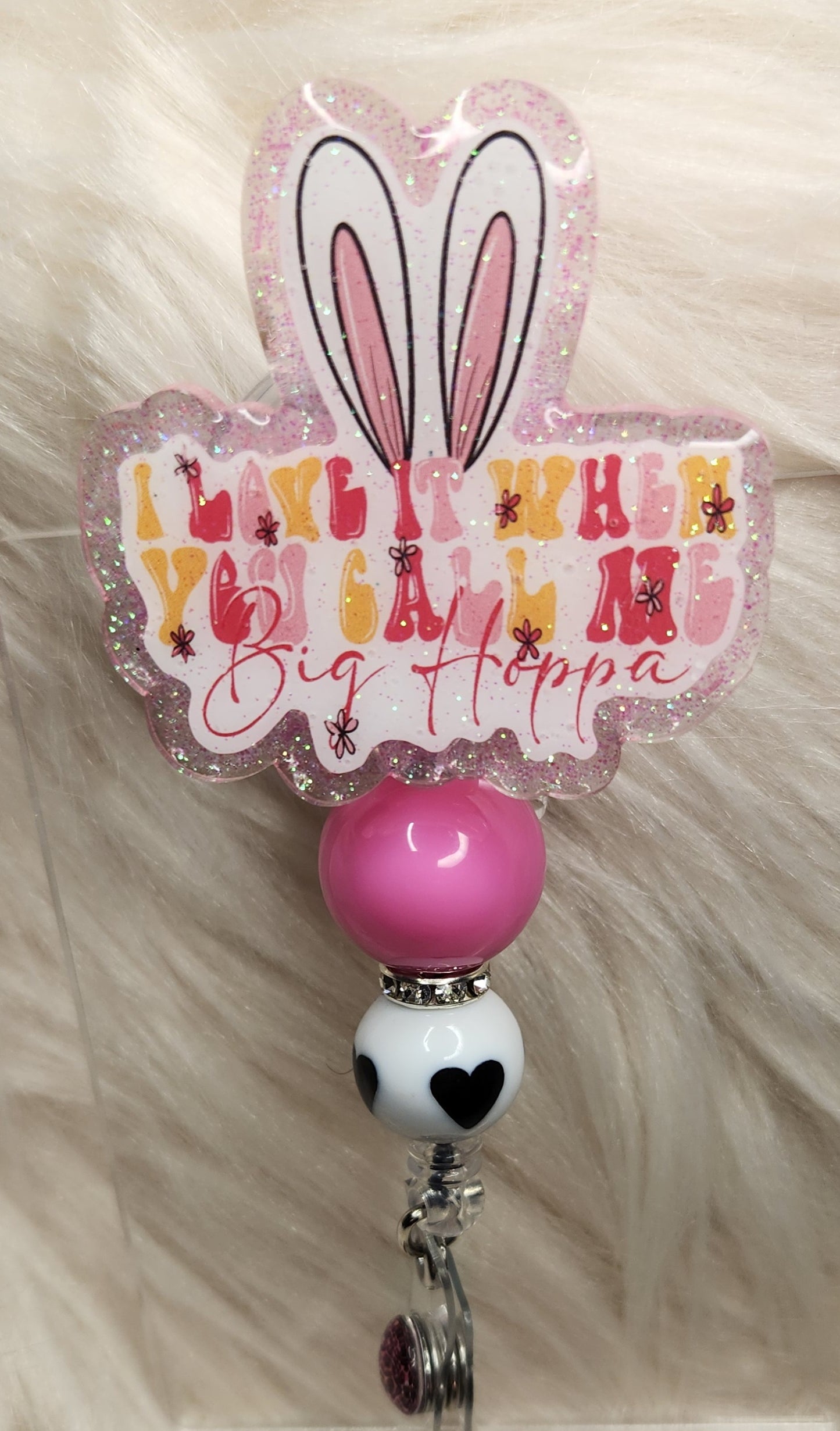 Big Hoppa Badge Reel Face