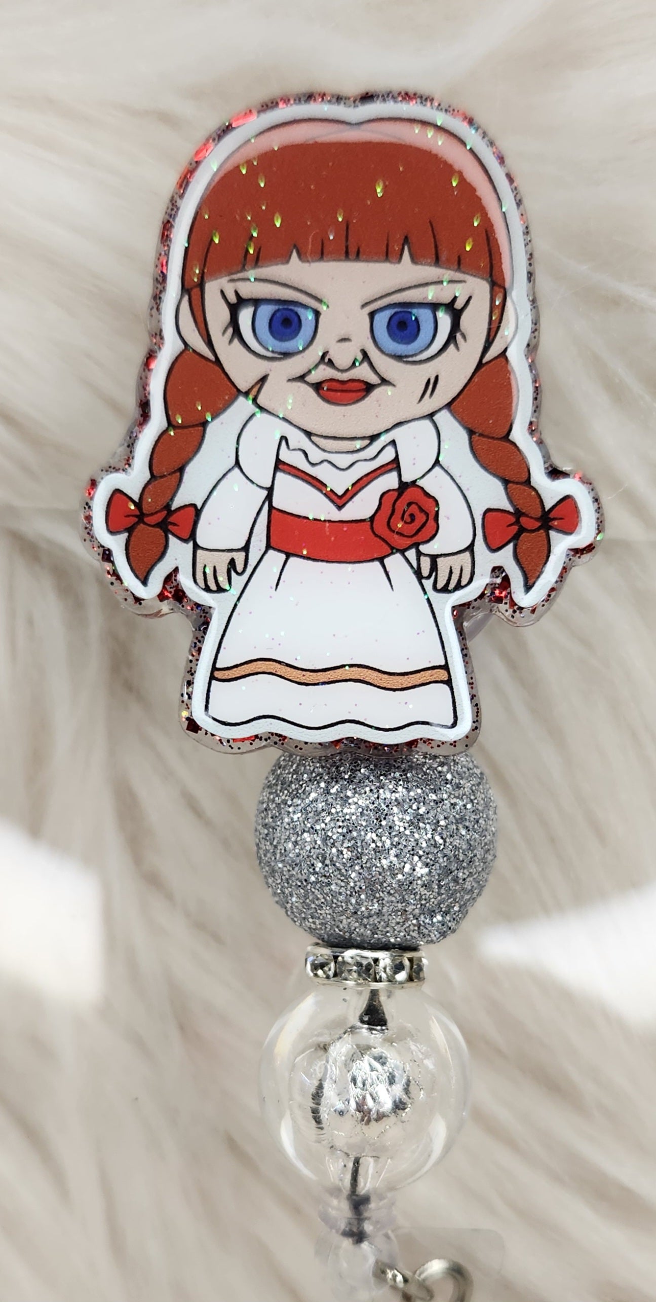 Annabelle Badge Reel Face