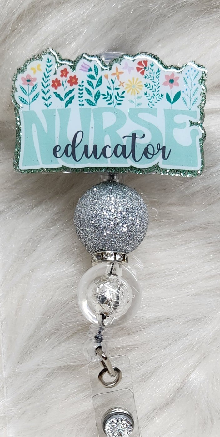 Nurse Educator Badge Reel Face