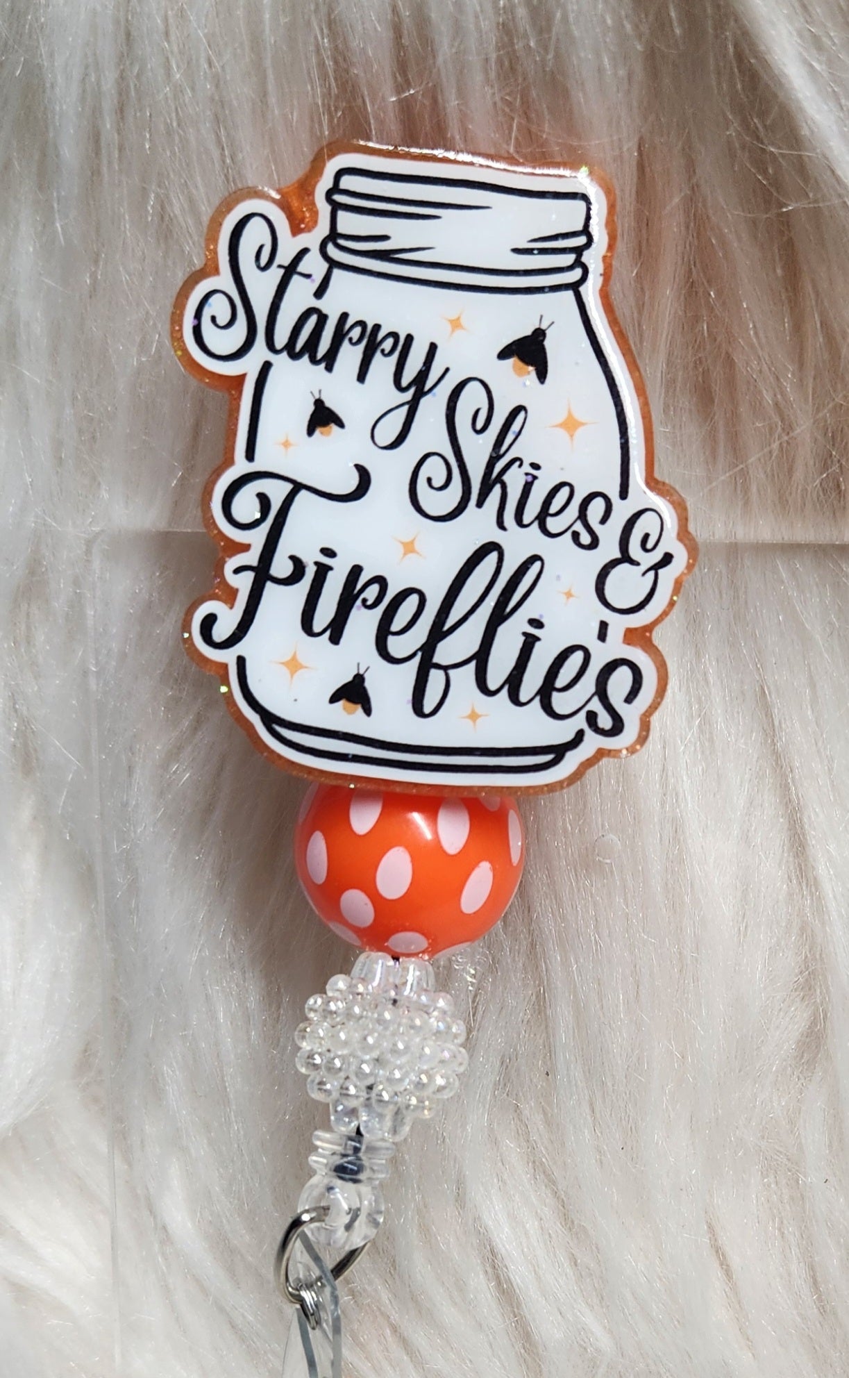 Starry Skies Badge Reel Face