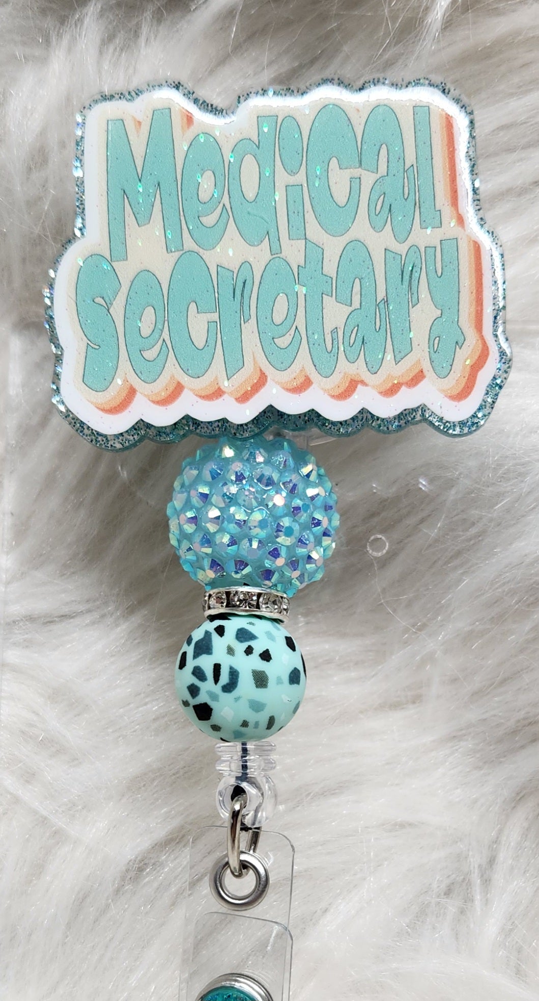 Medical Secretary Badge Reel Face