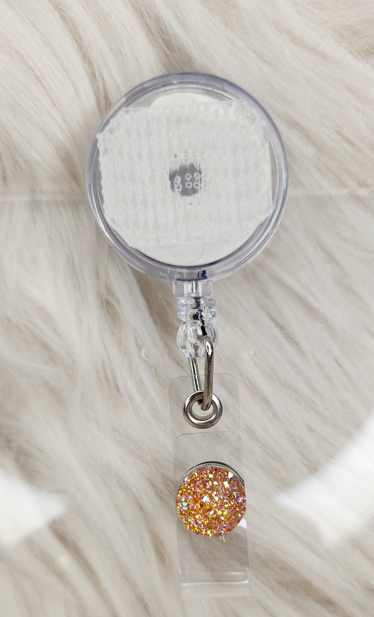 Orange #2 Basic Badge Reel(Alligator Clip)