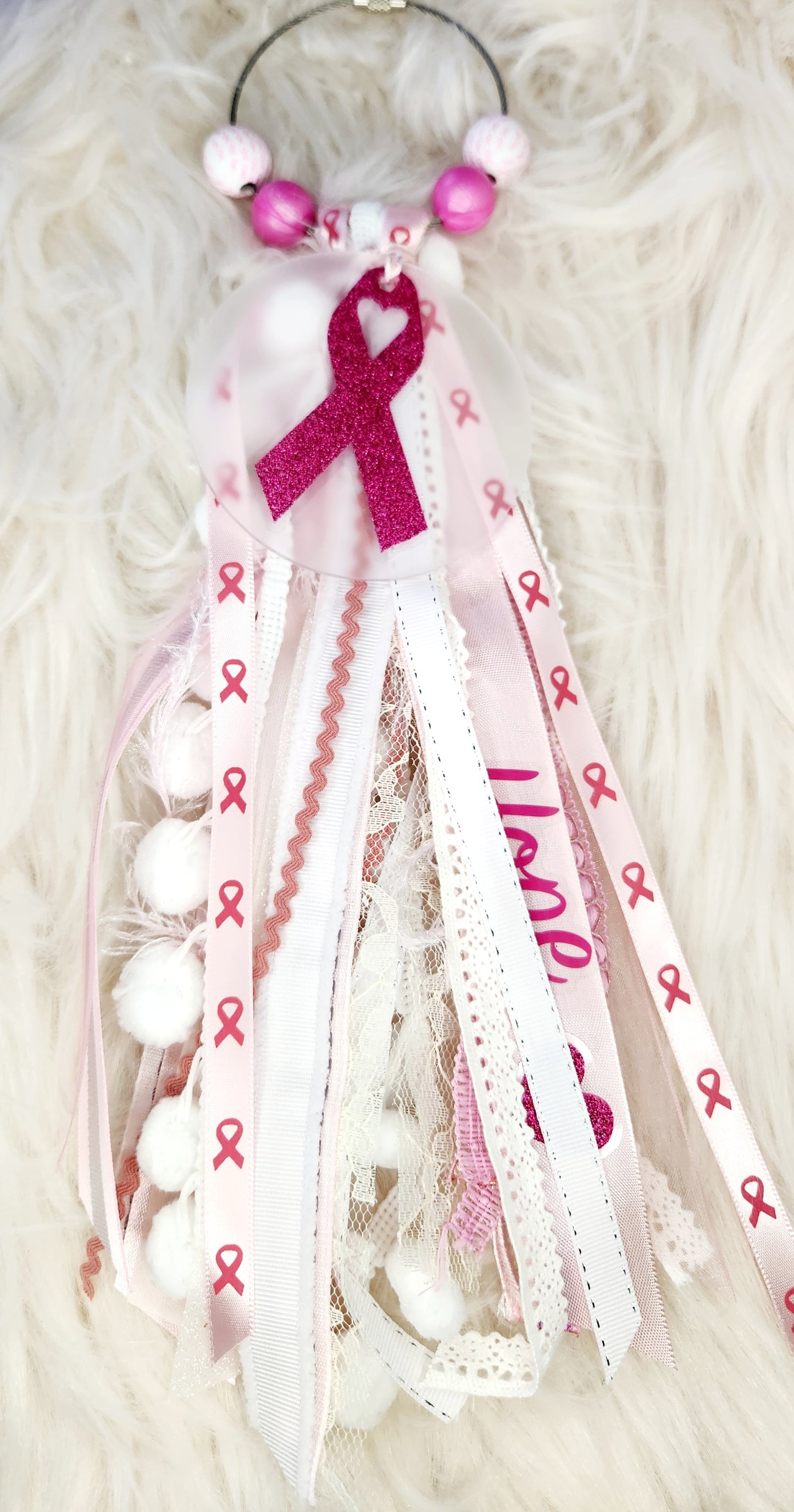Breast Cancer Bag Tassel