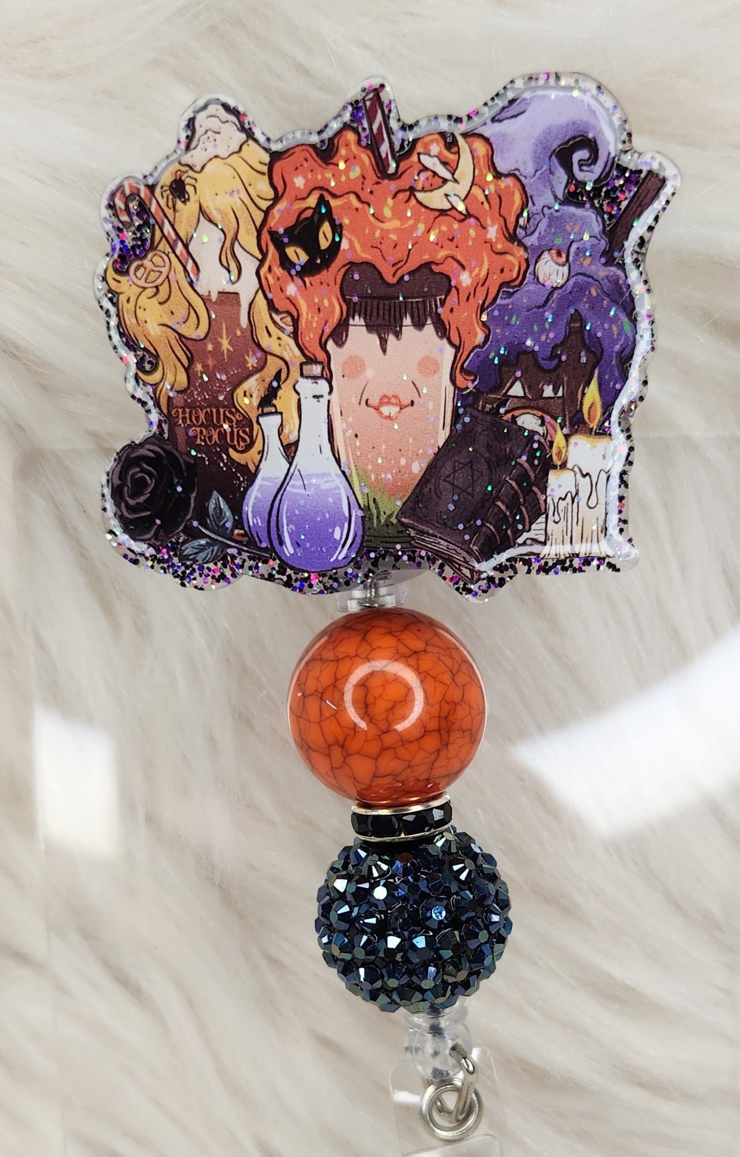 3 Witch Sisters Badge Reel Face