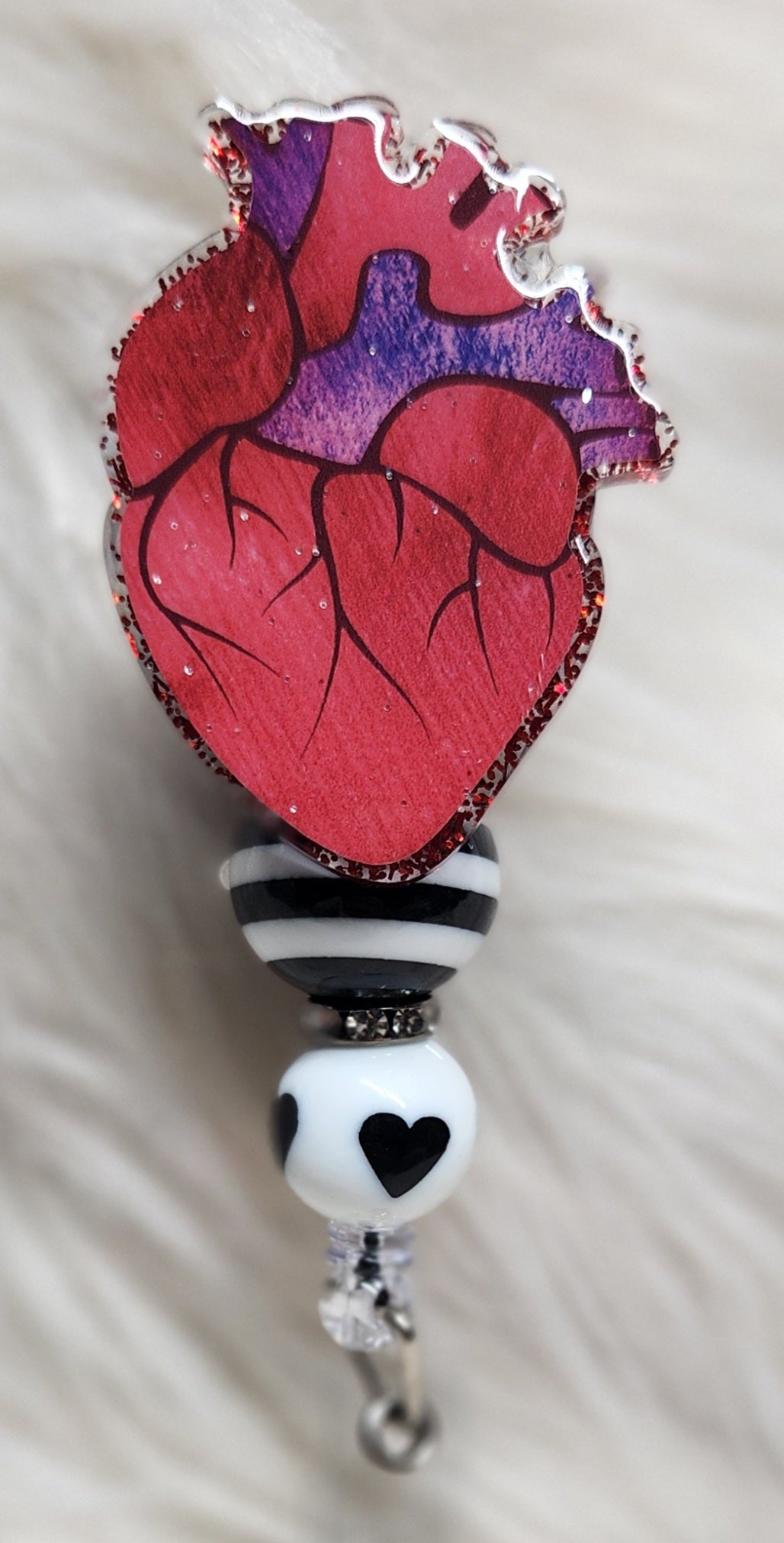 Anatomical Heart #6 Badge Reel Face