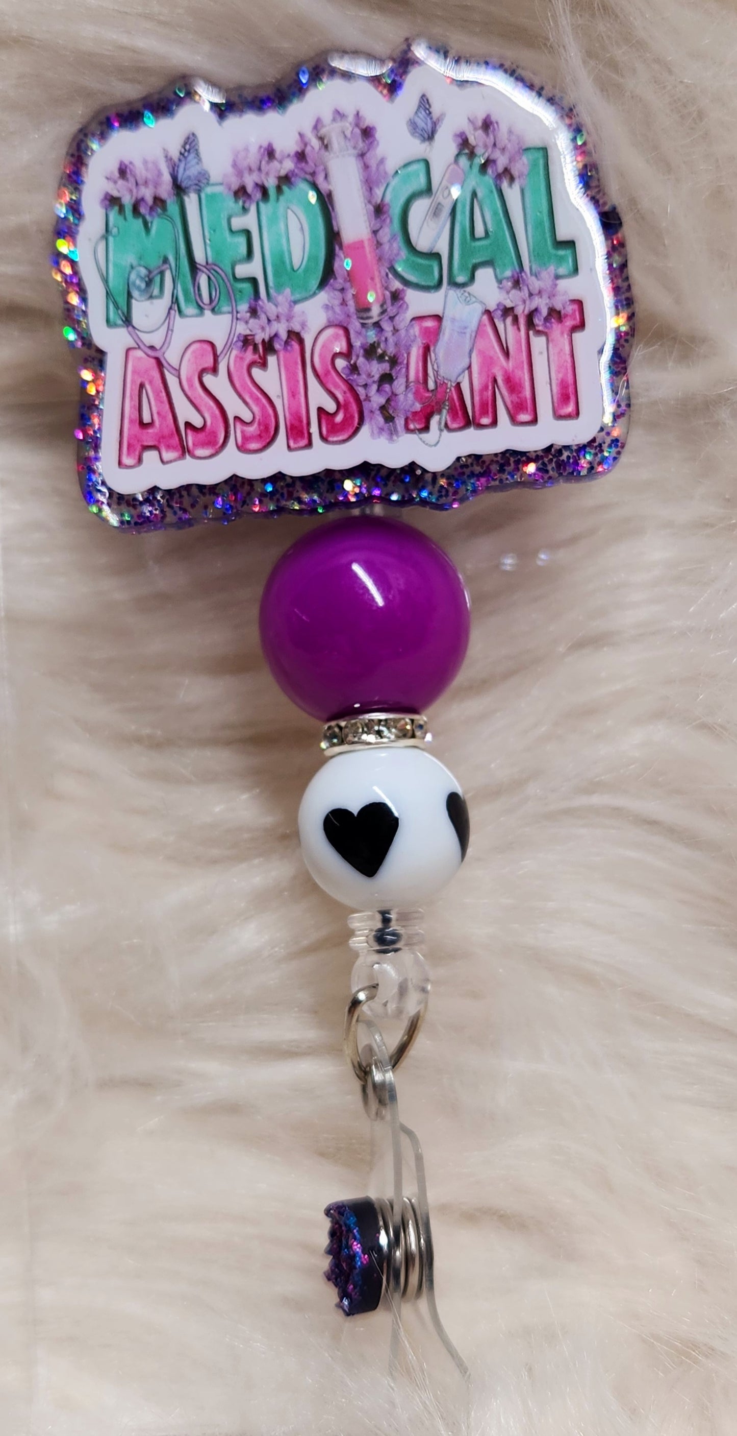 Medical Assistant Badge Reel Face