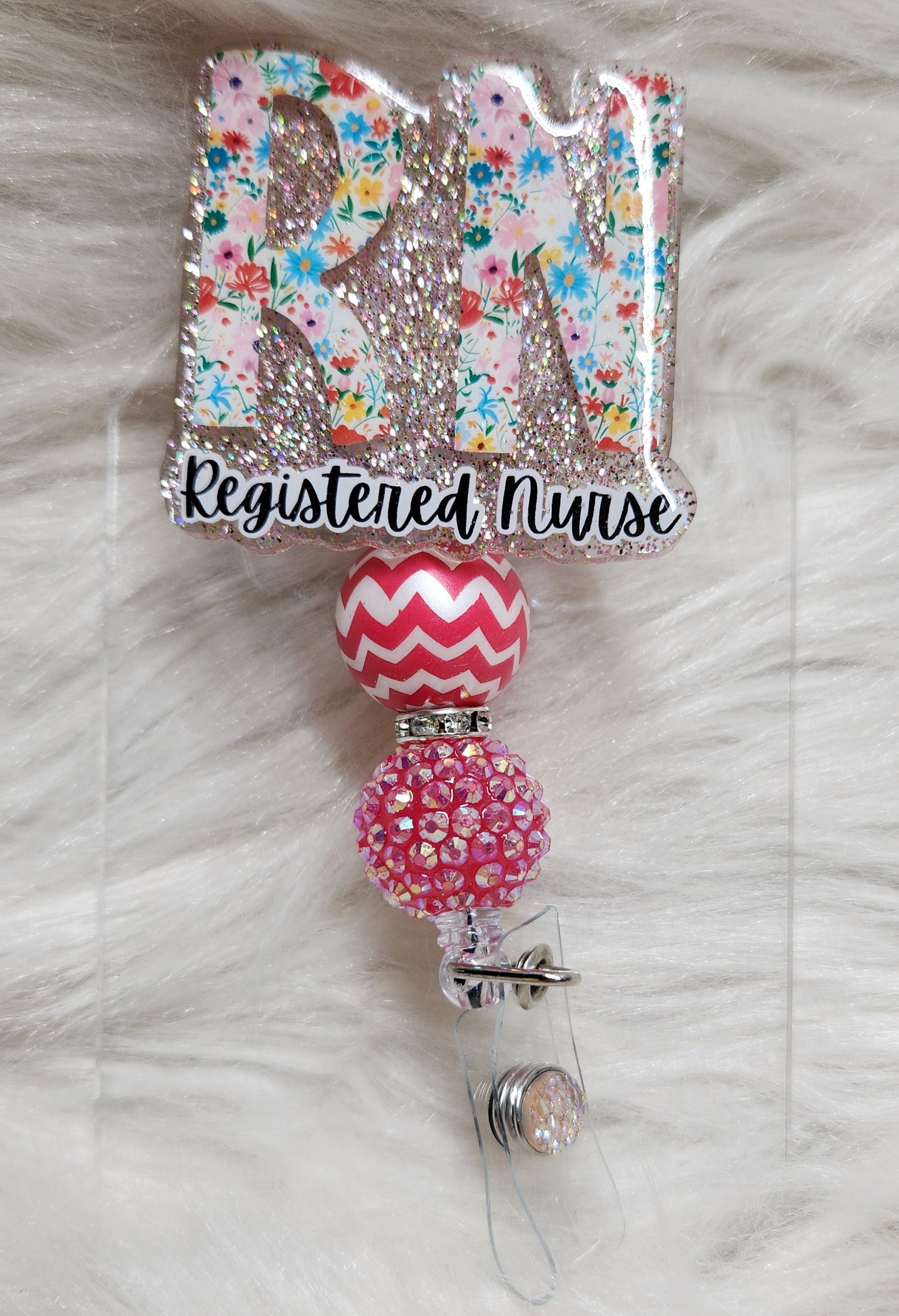 RN Badge Reel Face