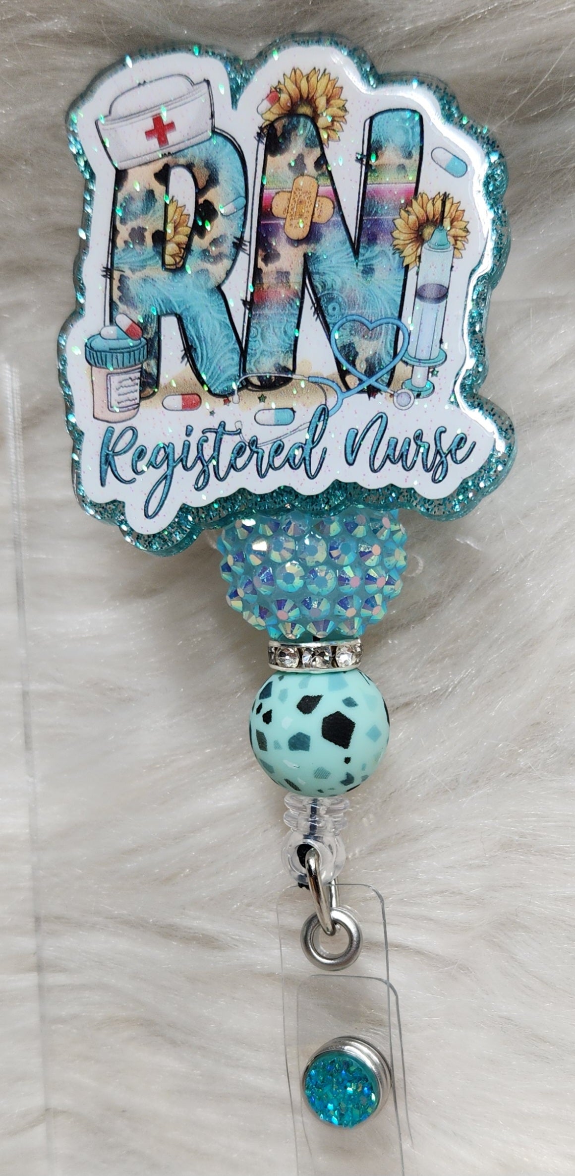 RN Badge Reel Face