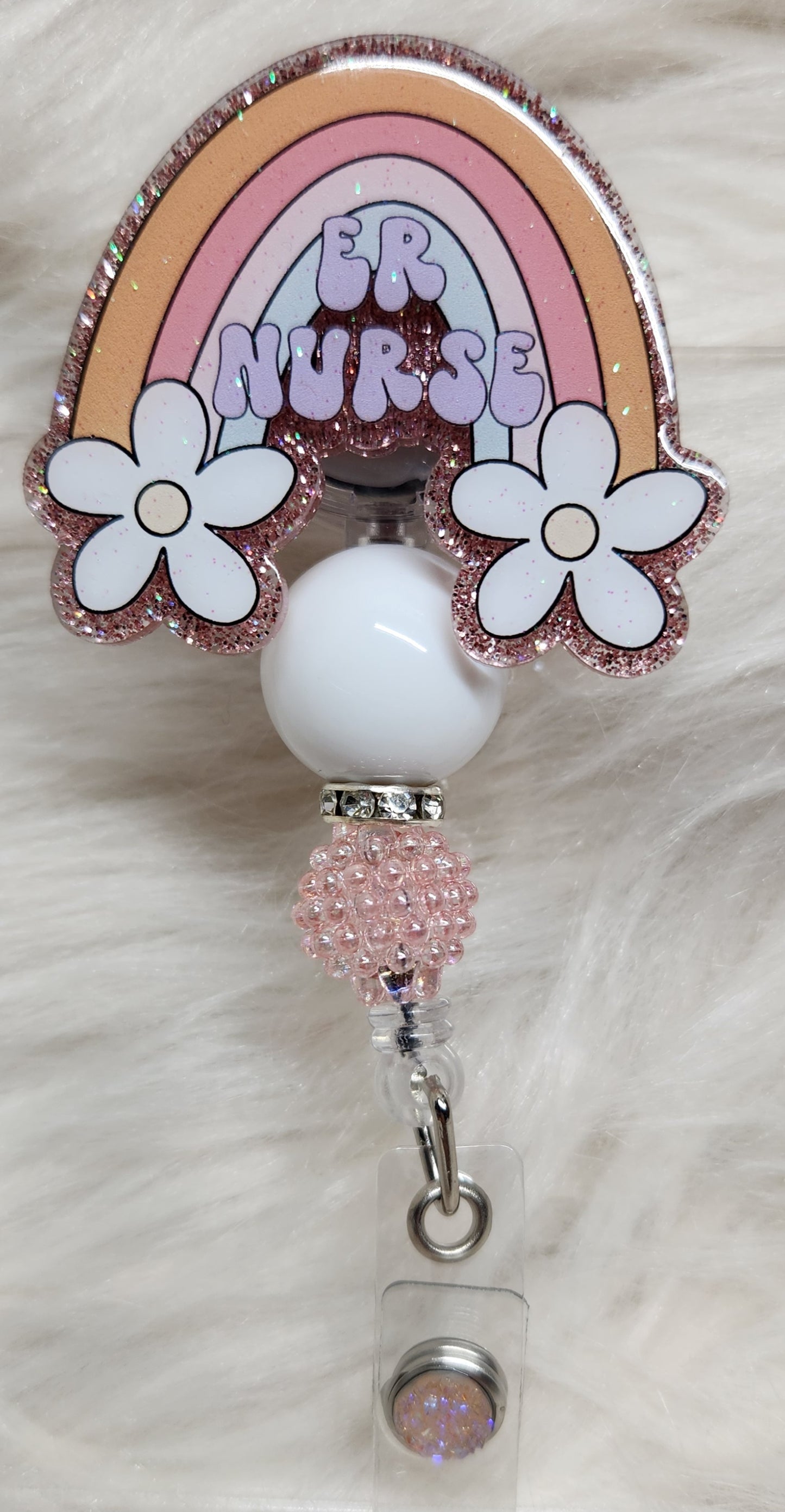 ER Nurse Badge Reel Face