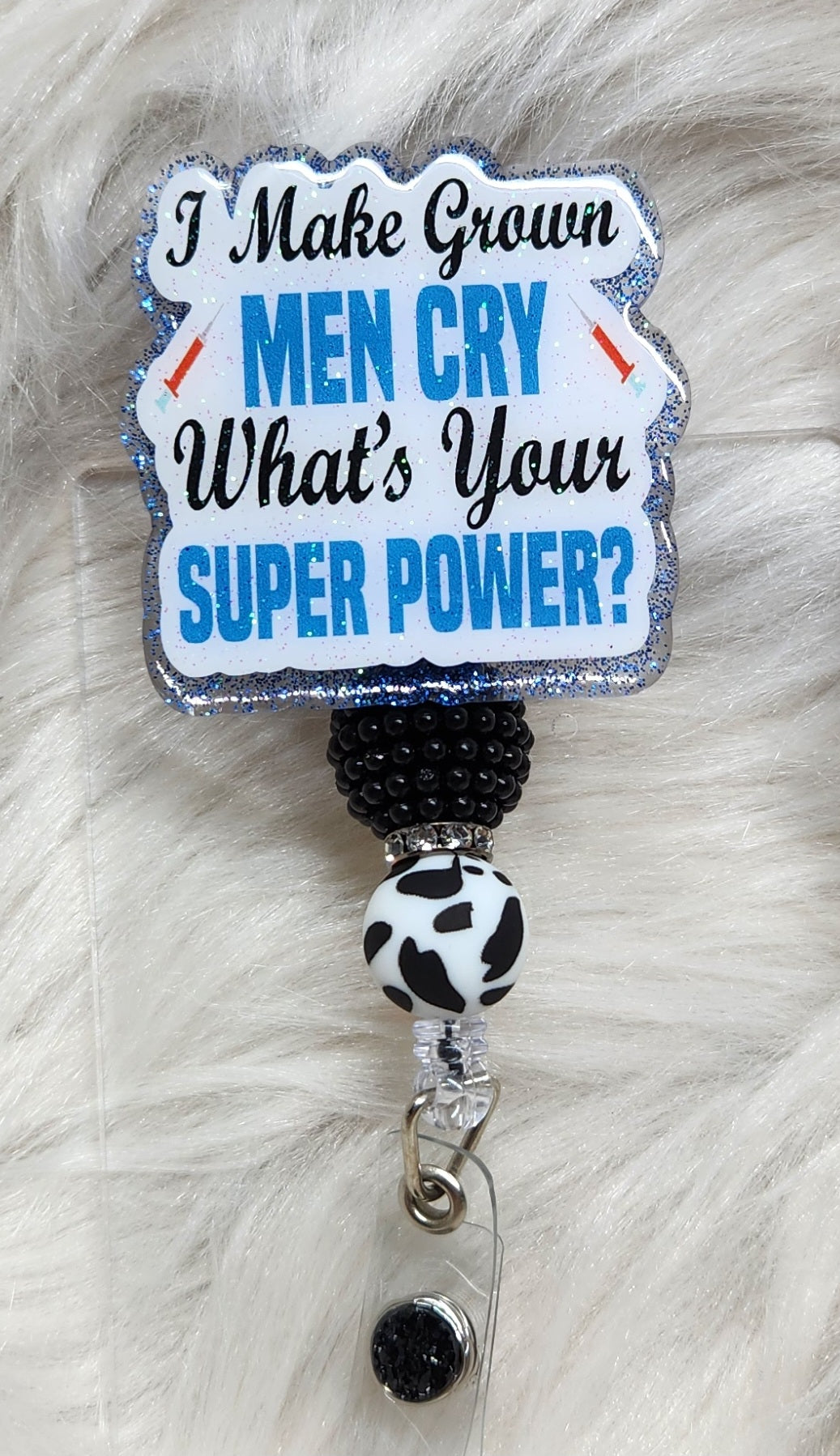 Super Power Badge Reel Face