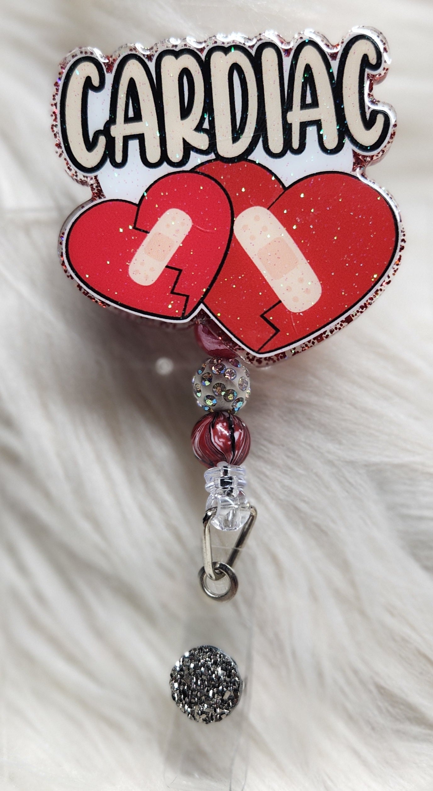 Cardiac Badge Reel Face