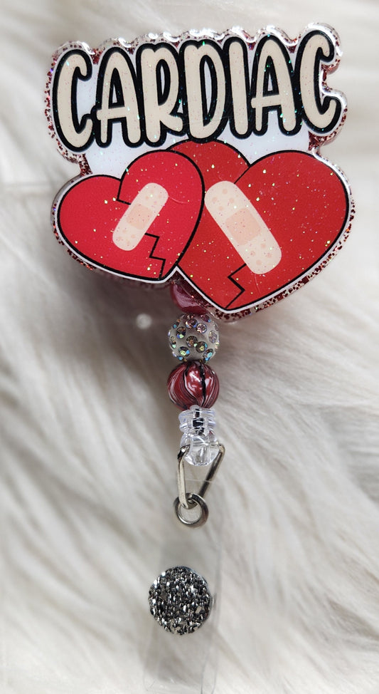 Cardiac Badge Reel Face