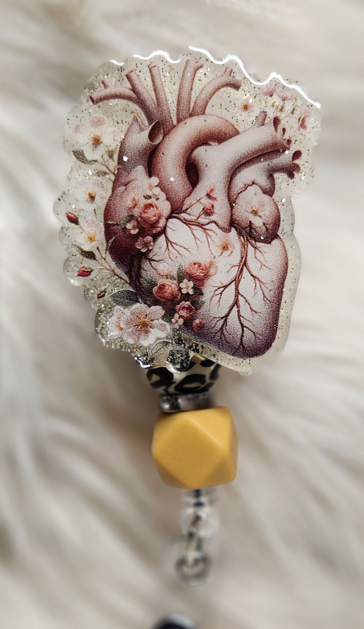 Anatomical Heart #3 Badge Reel Face