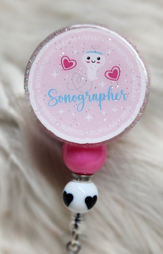 Sonographer Badge Reel Face
