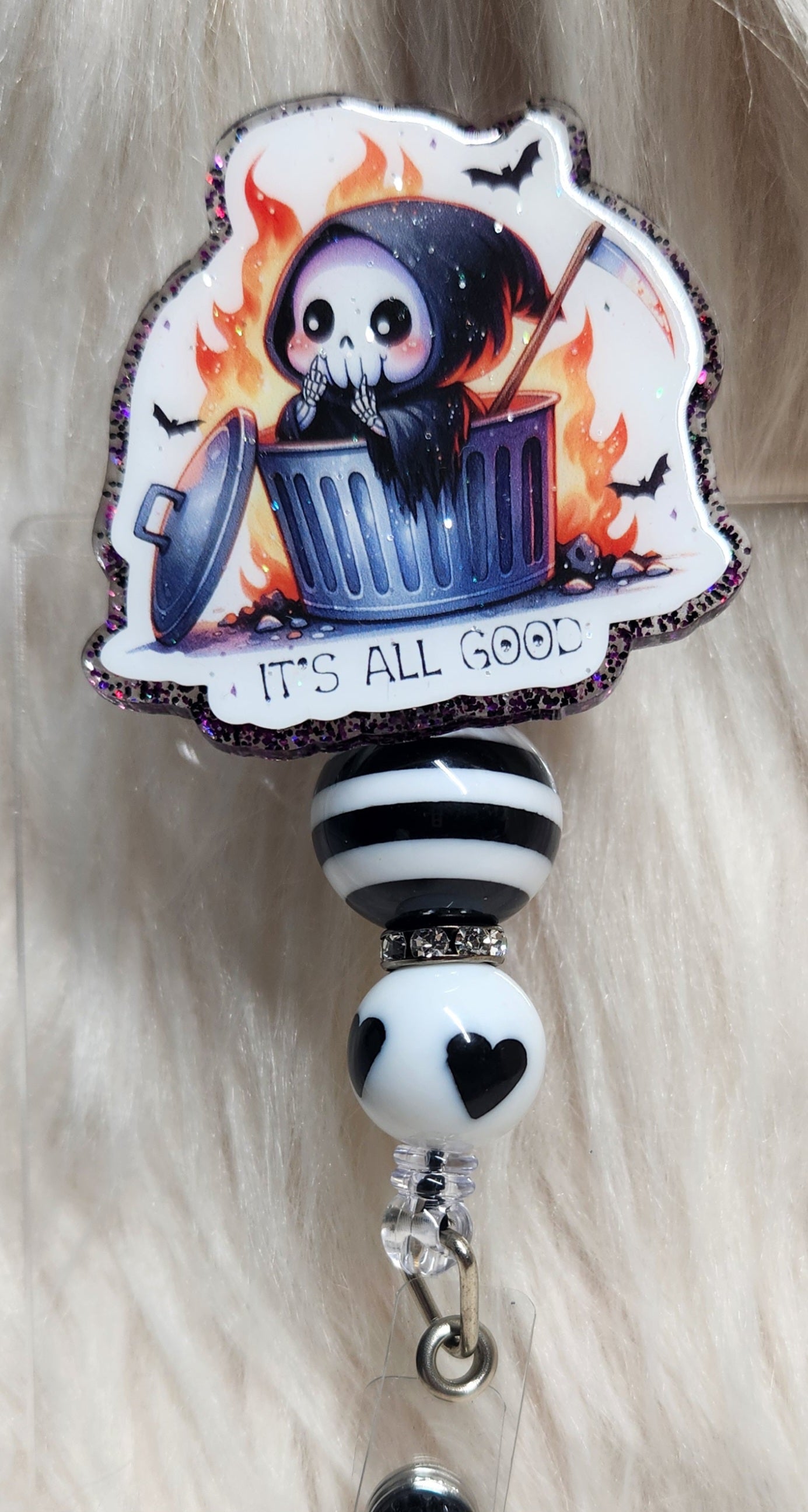 It's All Good Badge Reel Face