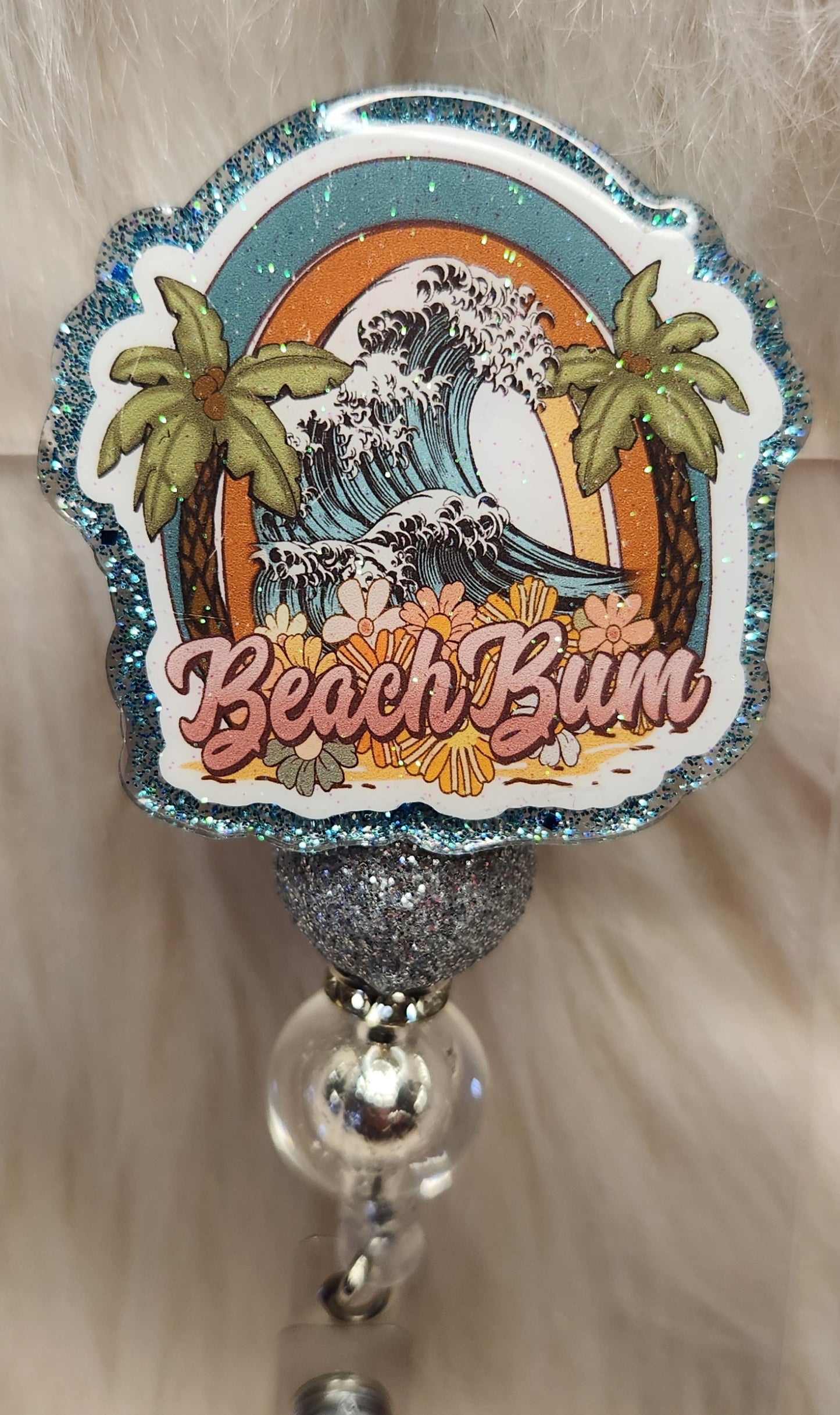 Beach Bum Badge Reel Face