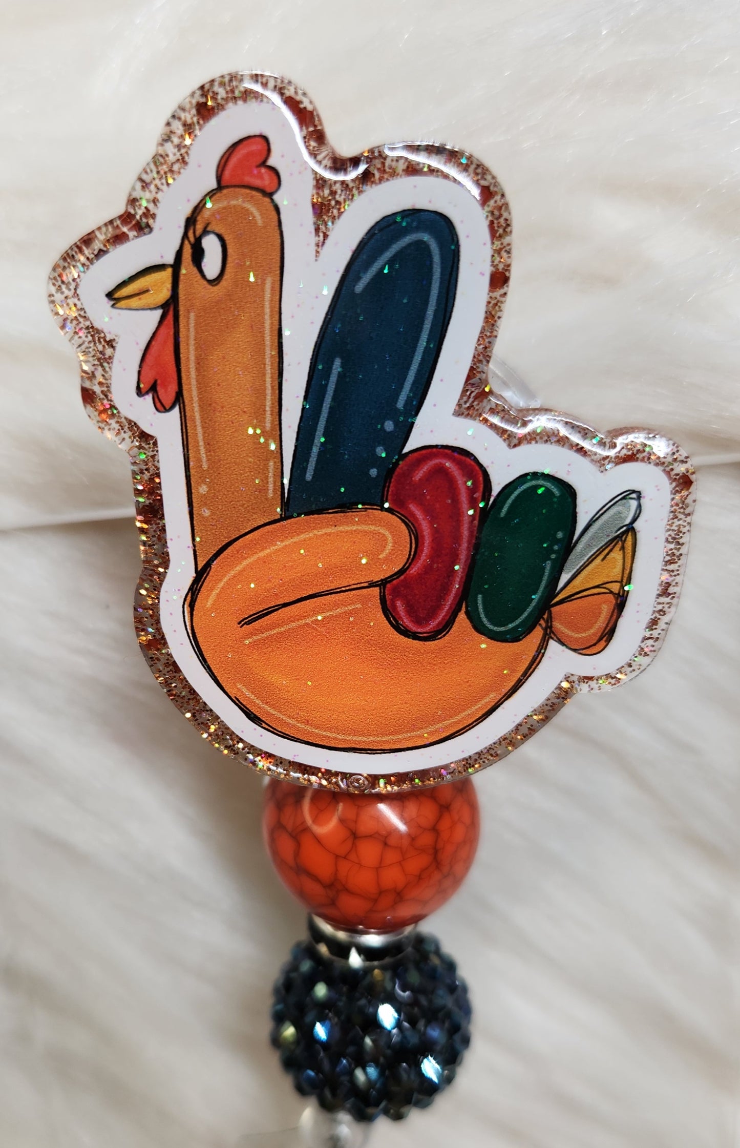 Turkey Badge Reel Face